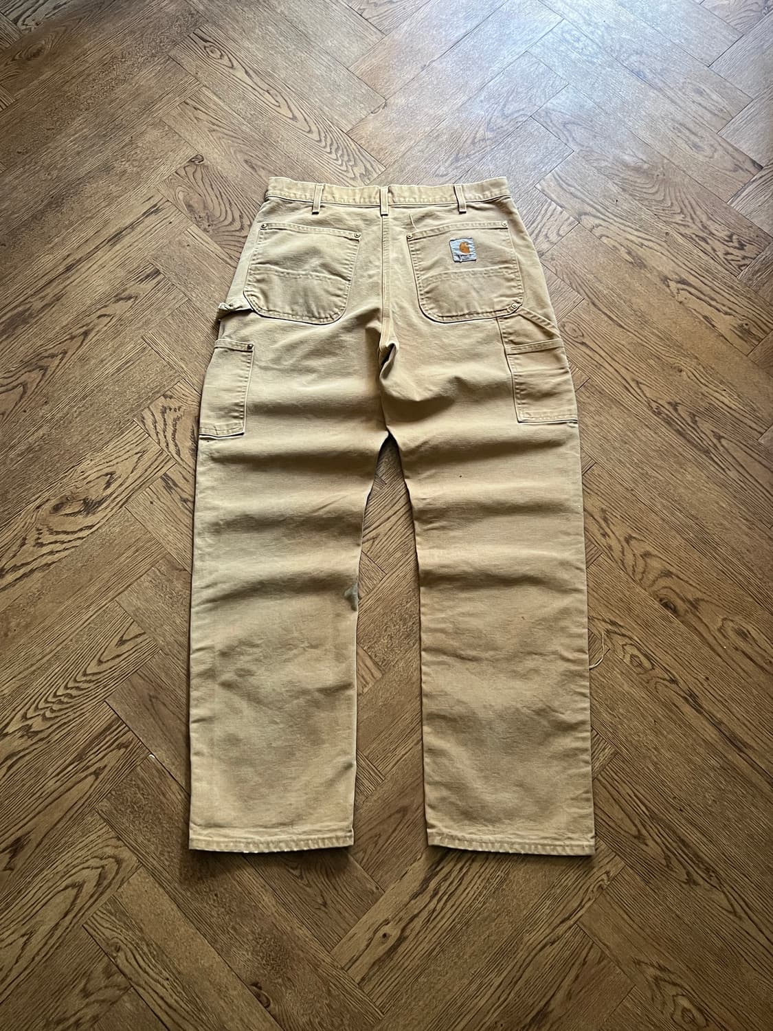 [32]칼하트 Made in USA 브라운 더블니 워크 팬츠 상품이미지2