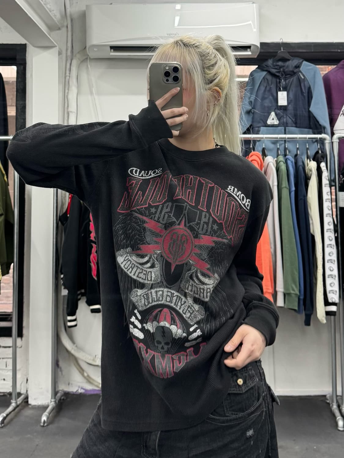 사우스폴 올드스쿨 와플 롱슬리브 상품이미지1