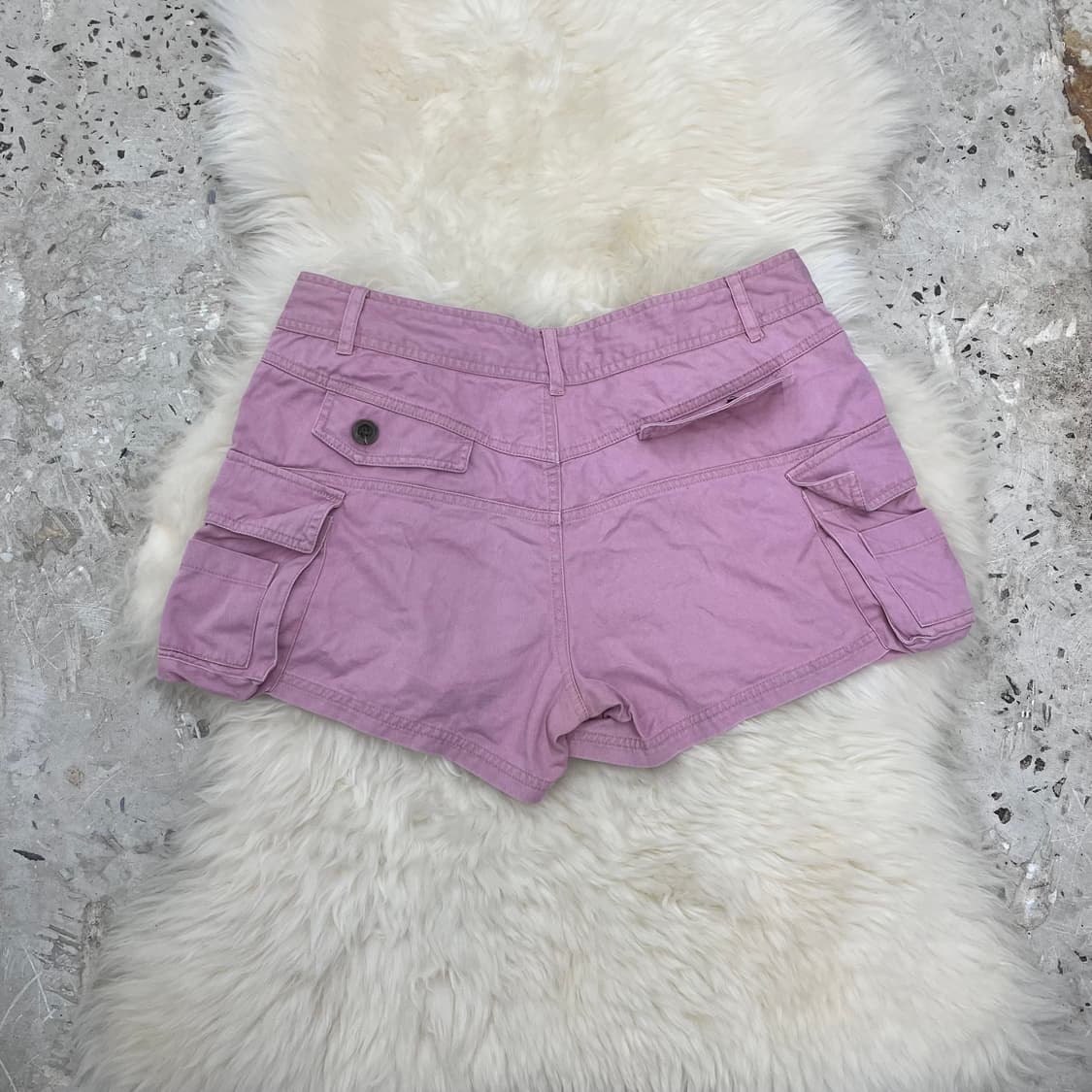 핑크 포켓 카고 숏츠 상품이미지4