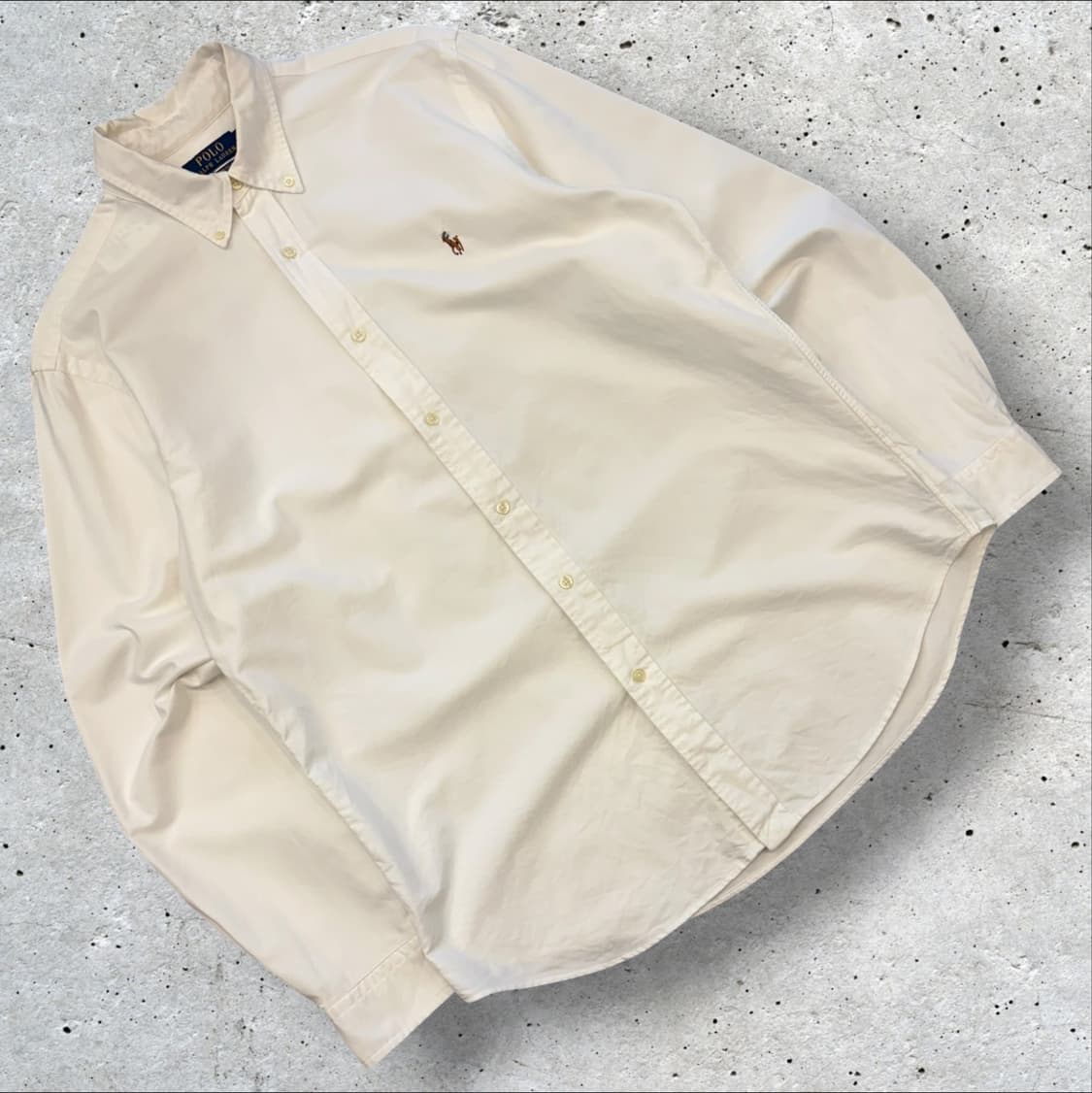[L] 폴로 랄프로렌 신형 큐알 셔츠 화이트 긴팔 D521 상품이미지1