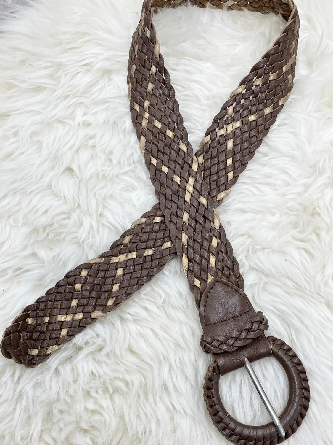 리얼레더 그런지 위빙 벨트 상품이미지6