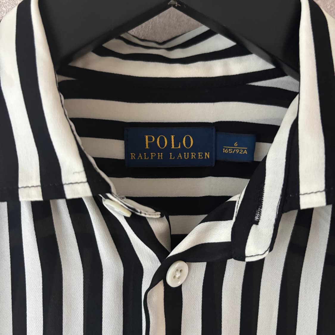 Polo Ralph Lauren  실크 스트라이프 셔츠 오버핏 상품이미지2