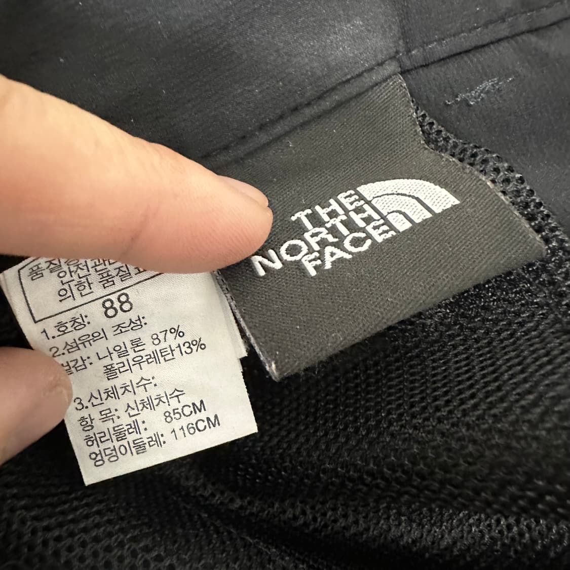 노스페이스 에센셜 등산복 반바지 팬츠 블랙 33인치 상품이미지6