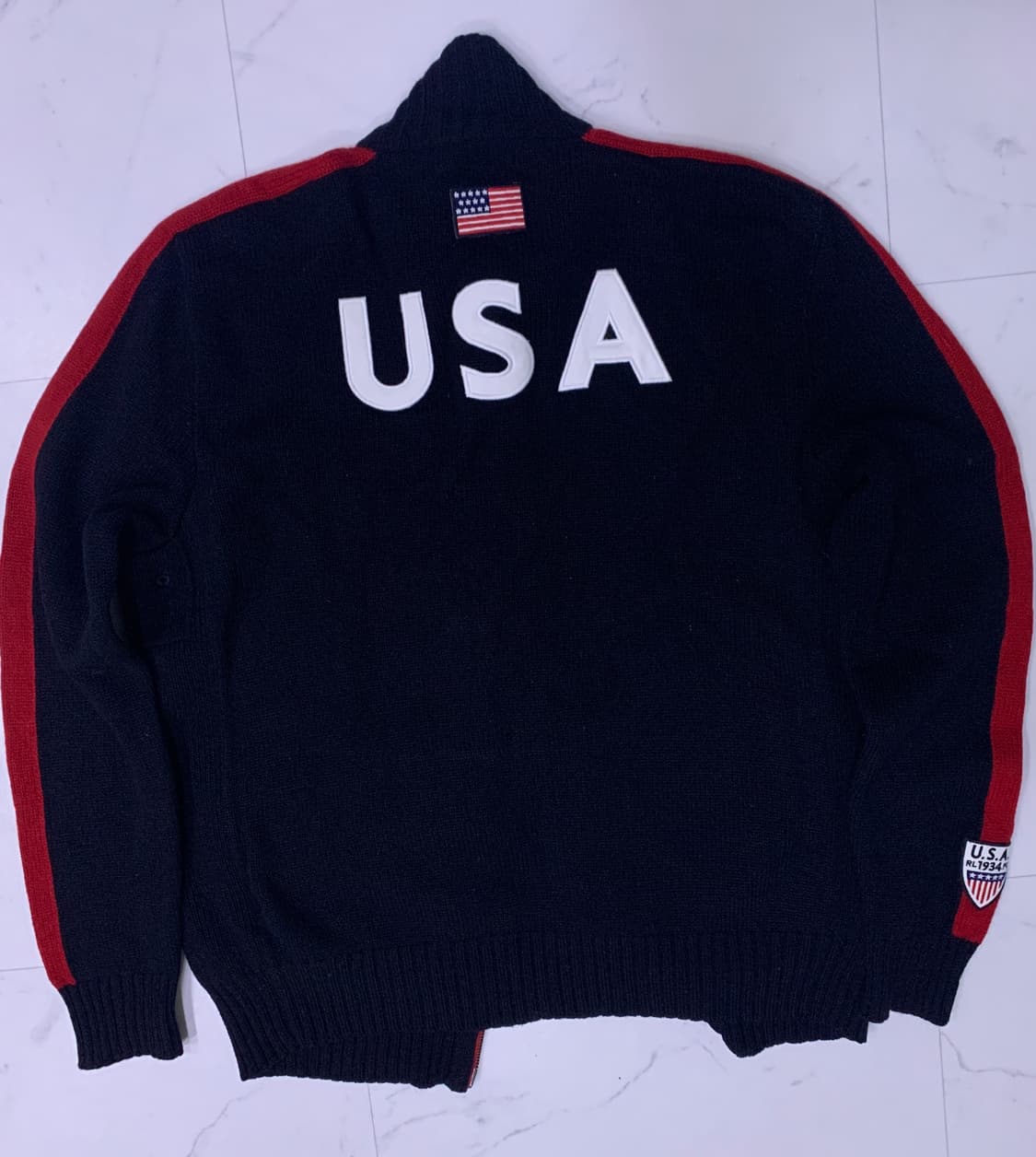 폴로 치프키프 빅포니USA 투웨이 니트집업 상품이미지3