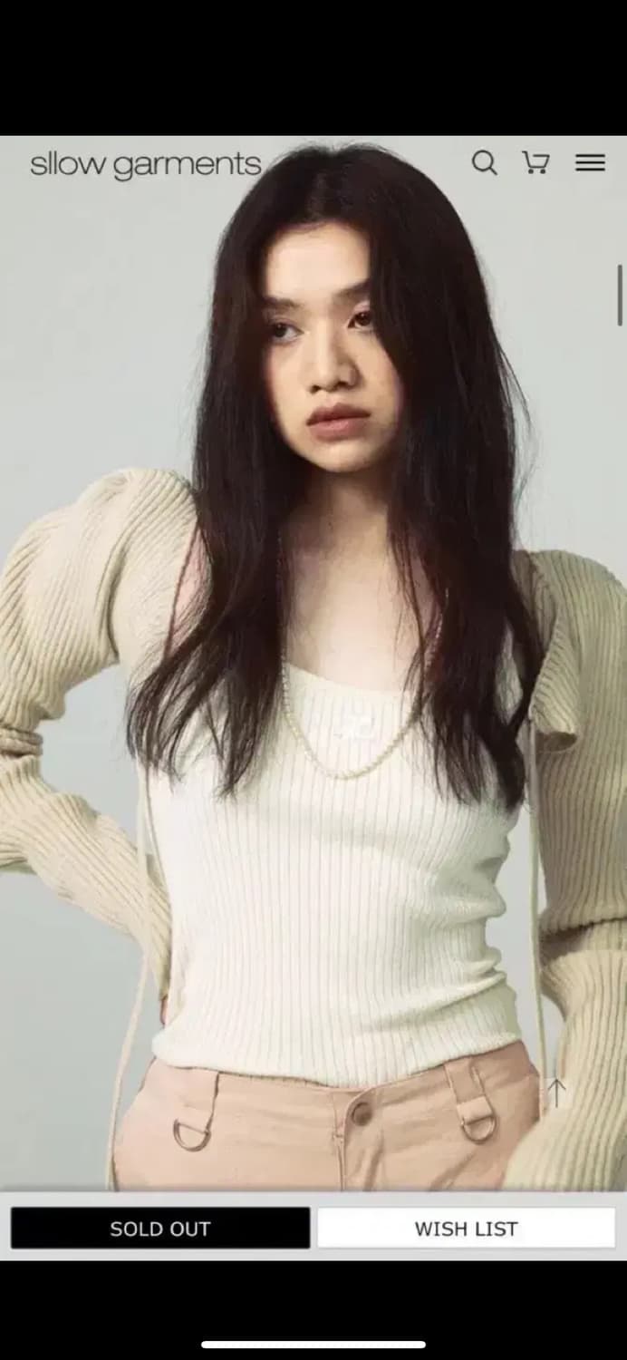 슬로우가먼츠 퍼프 투웨이 볼레로 블랙 상품이미지1