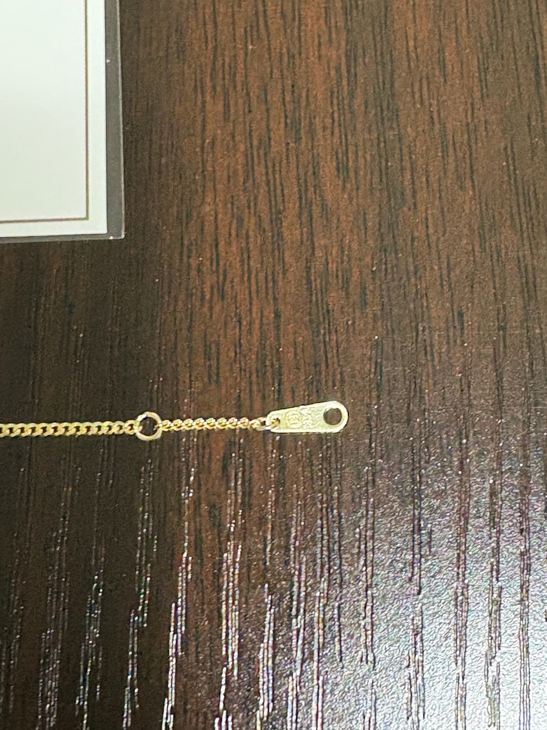 루피나 14k 0.7돈 커브체인 민줄 목걸이 새상품 상품이미지2