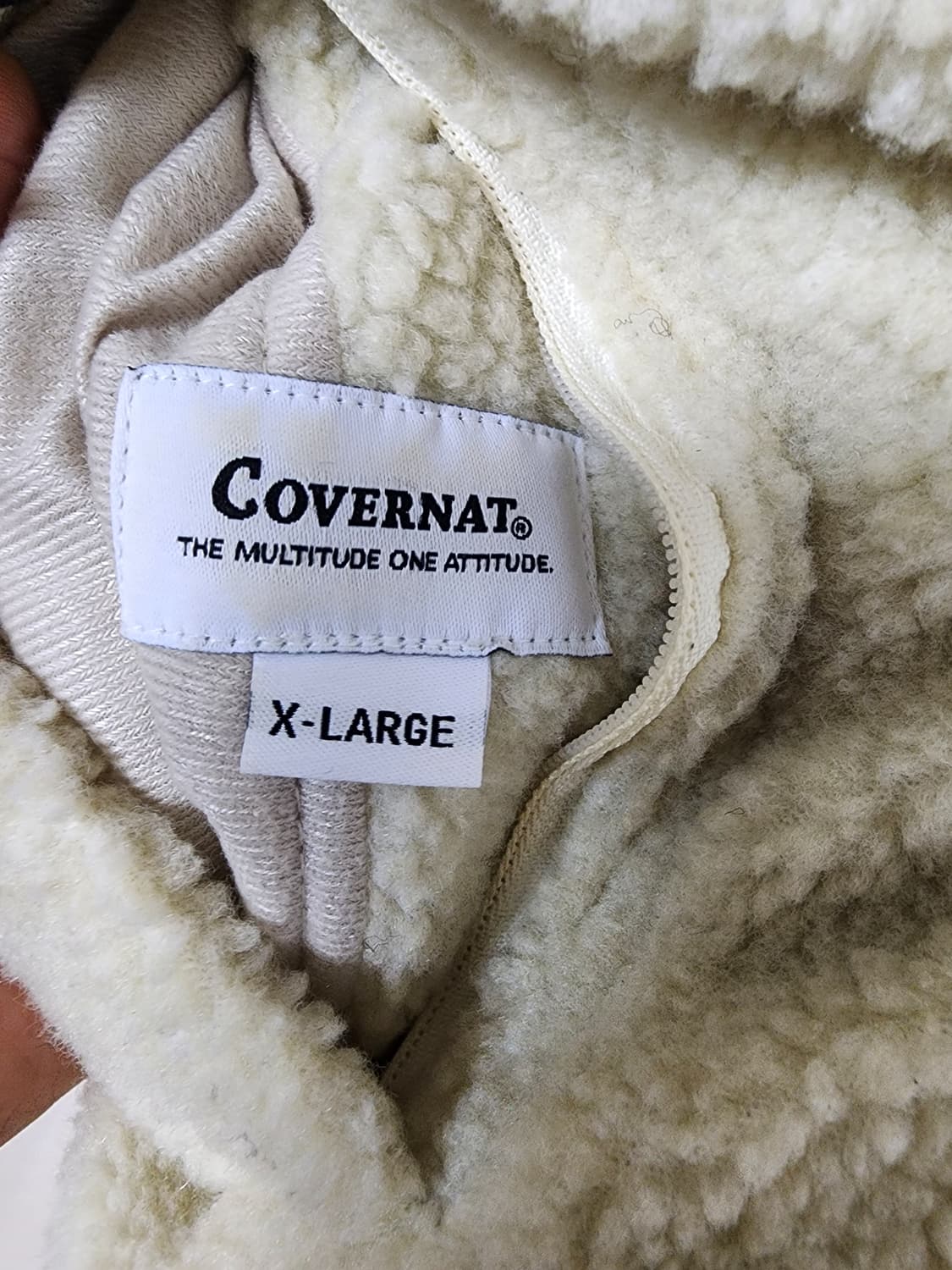 커버낫 블랙 양면 후드 패딩
 상품이미지9