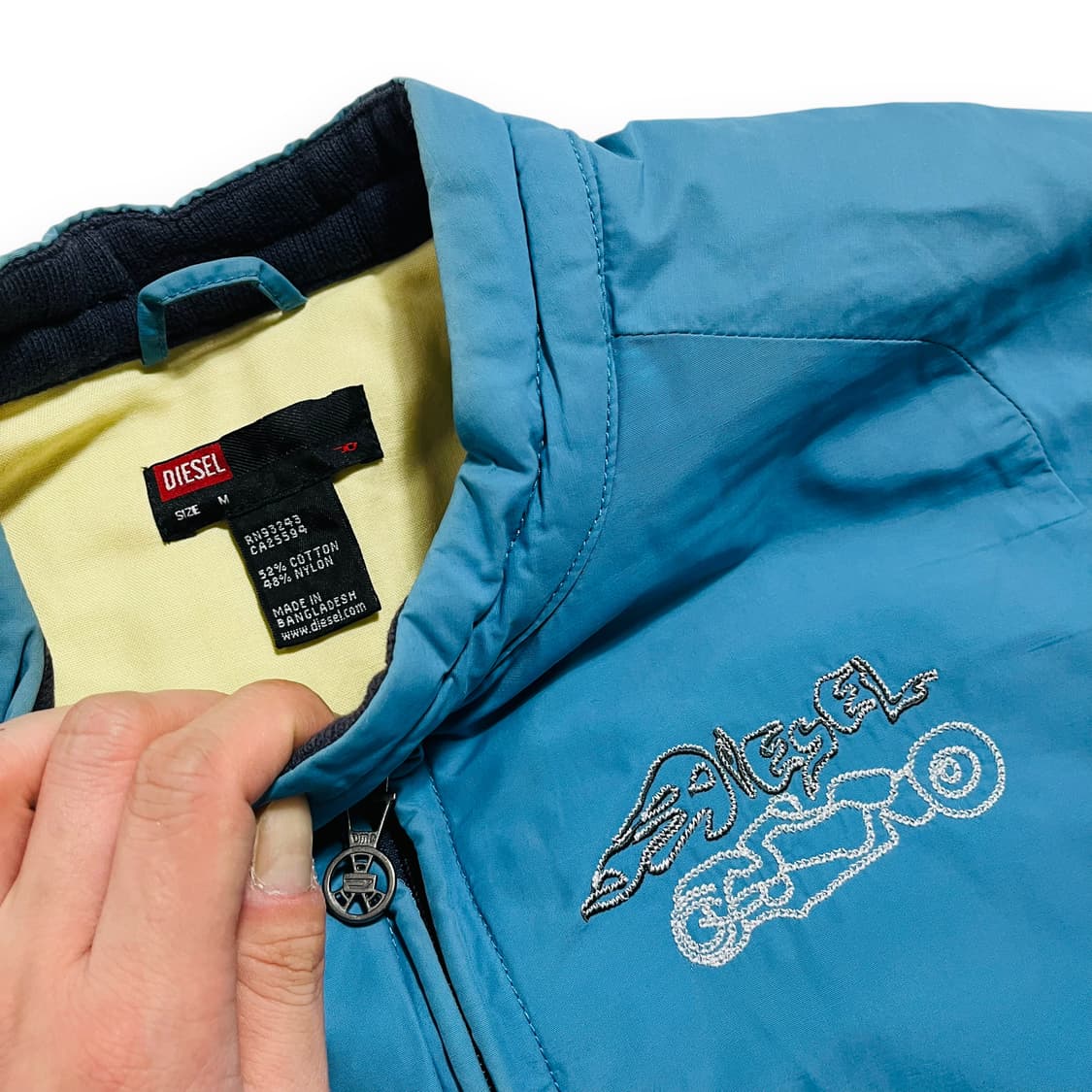 디젤 로드 워리어 빈티지 바이커 집업 자켓 상품이미지5