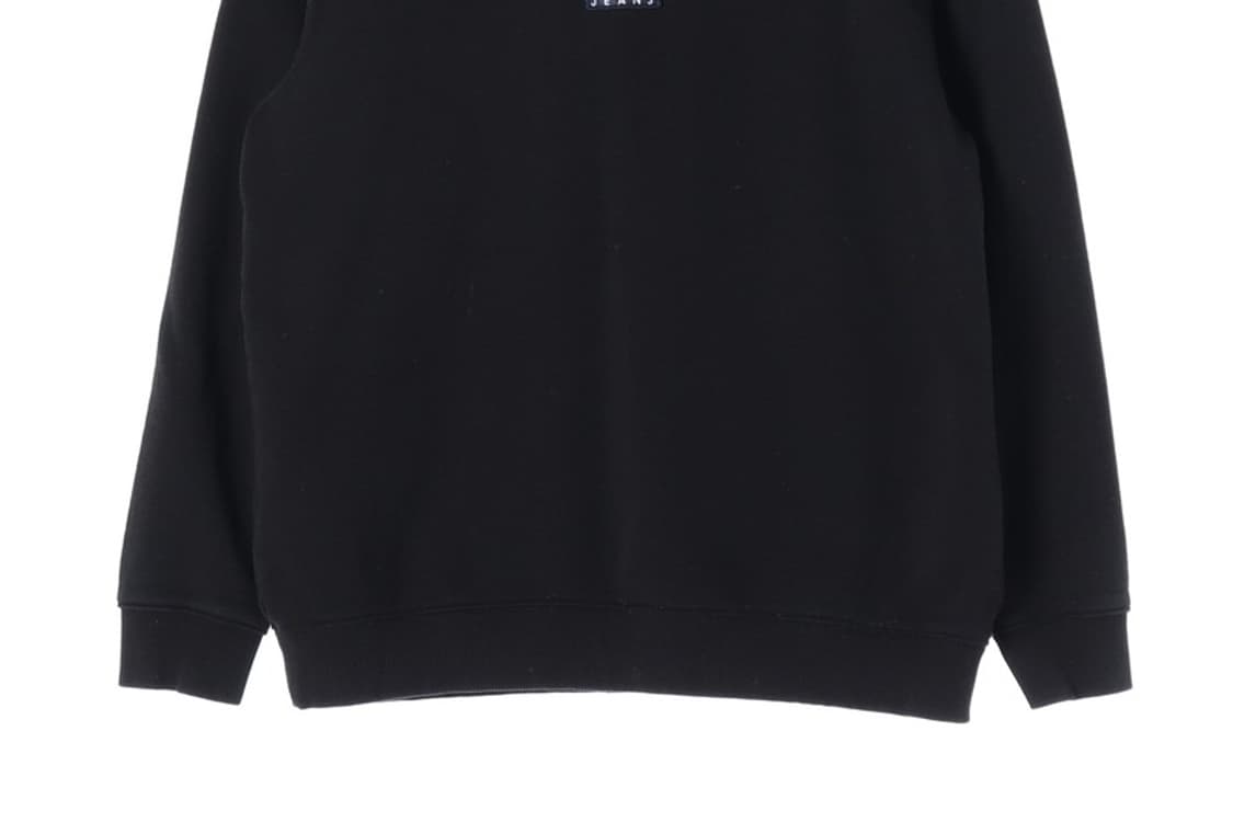 타미진스 센터 로고 자수 블랙 맨투맨 XL 상품이미지4