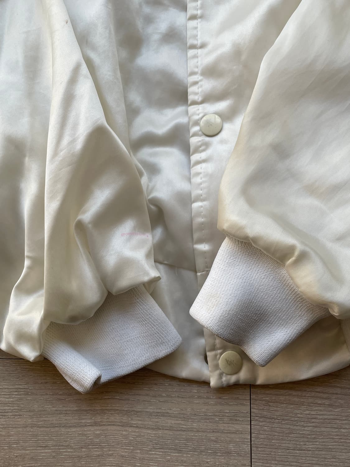 80s 미키마우스 사틴 바시티 자켓 디즈니 상품이미지6