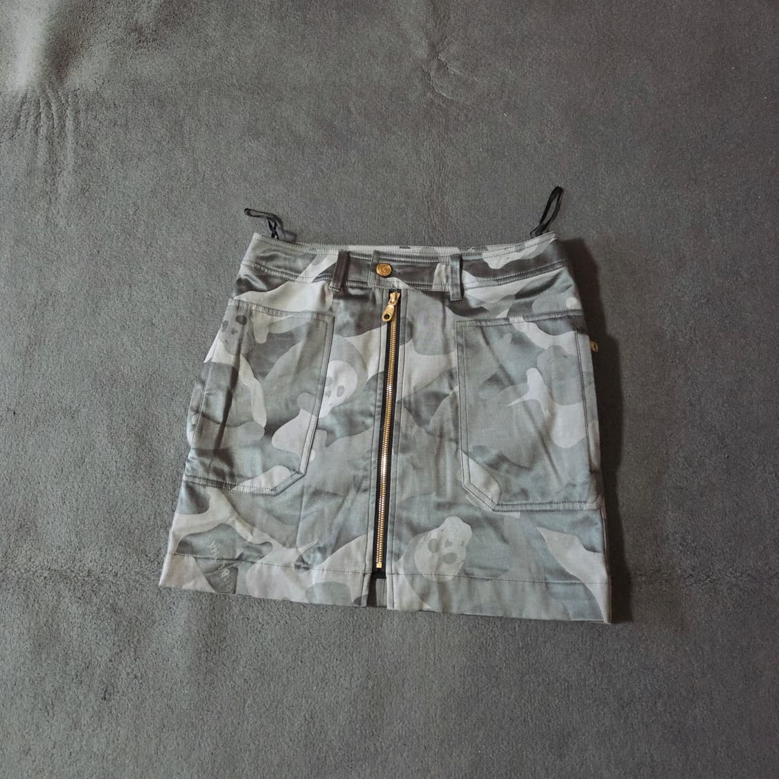 마크앤로나 여성 카모 스컬 미니 스커트 치마 M 상품이미지1