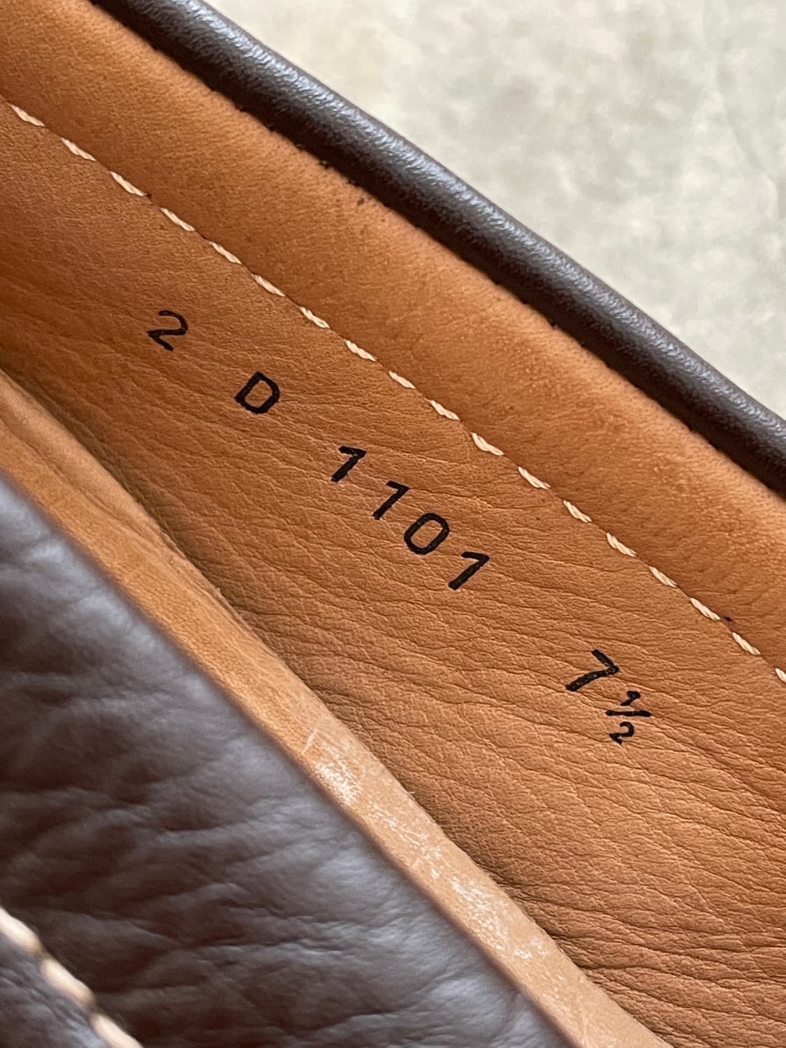 Prada Calf Skin Brown Driving Loafers 상품이미지6