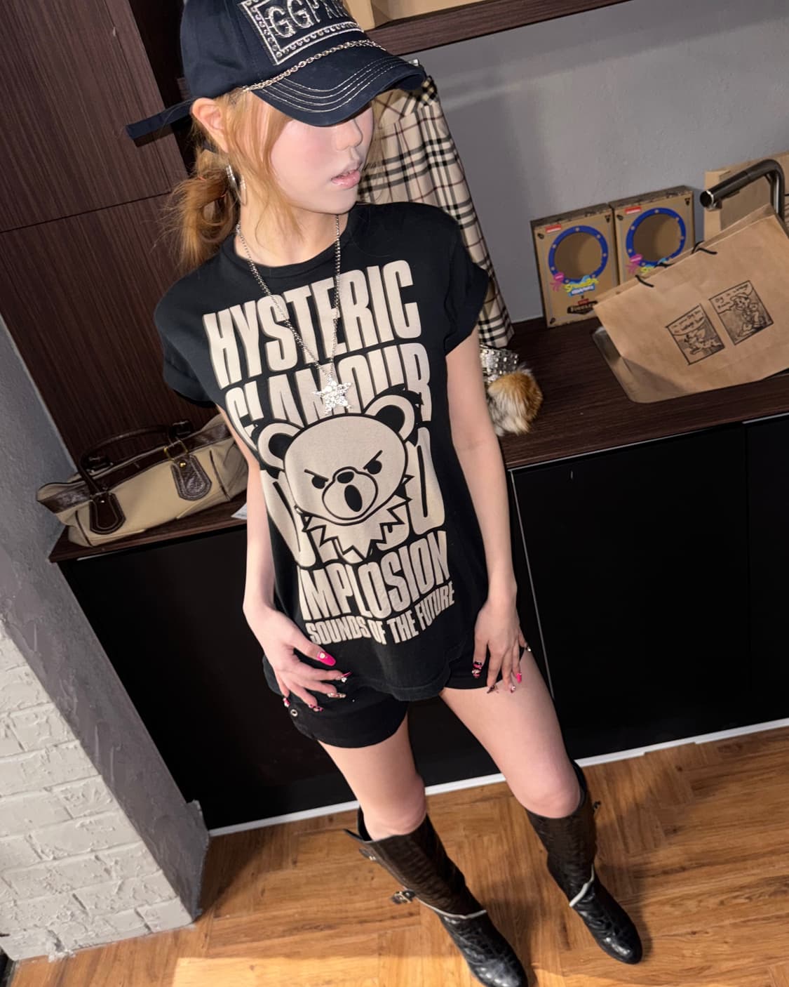 히스테릭 글래머 퍽베어 반팔  상품이미지1