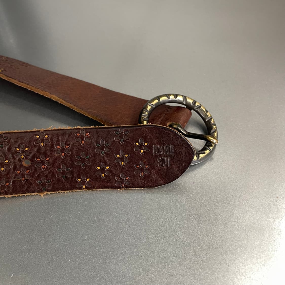 안나수이 Anna Sui 플라워 레더 벨트 상품이미지4