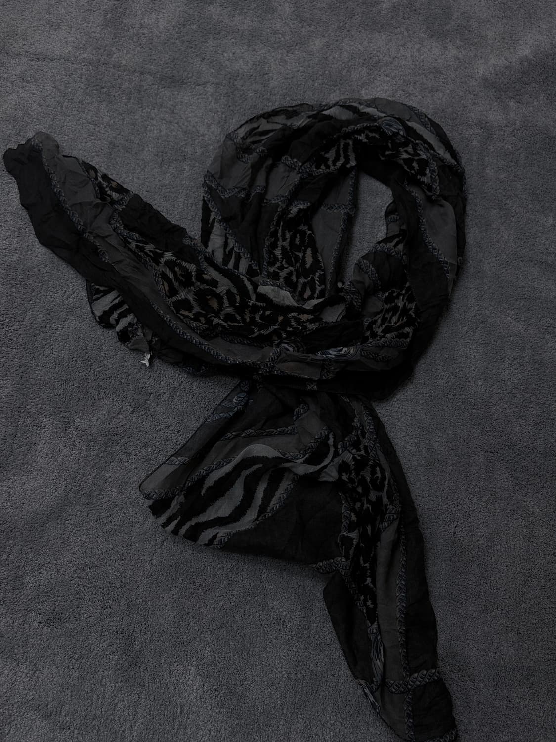 Vintage V-kei,punk mood muffler 상품이미지3