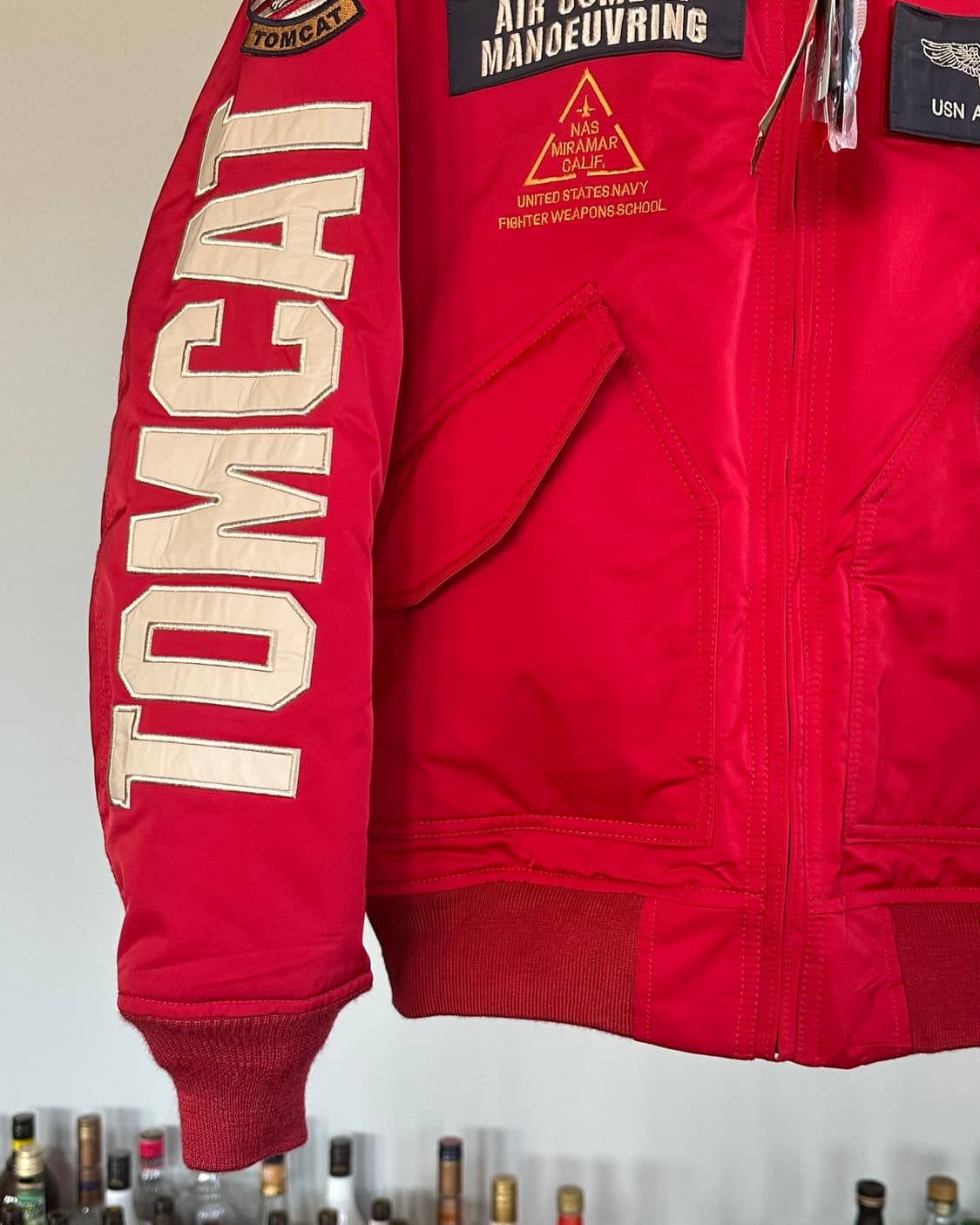 [M](새상품)아비렉스 AVIREX 탑건 TOPGUN 항공 점퍼 상품이미지5