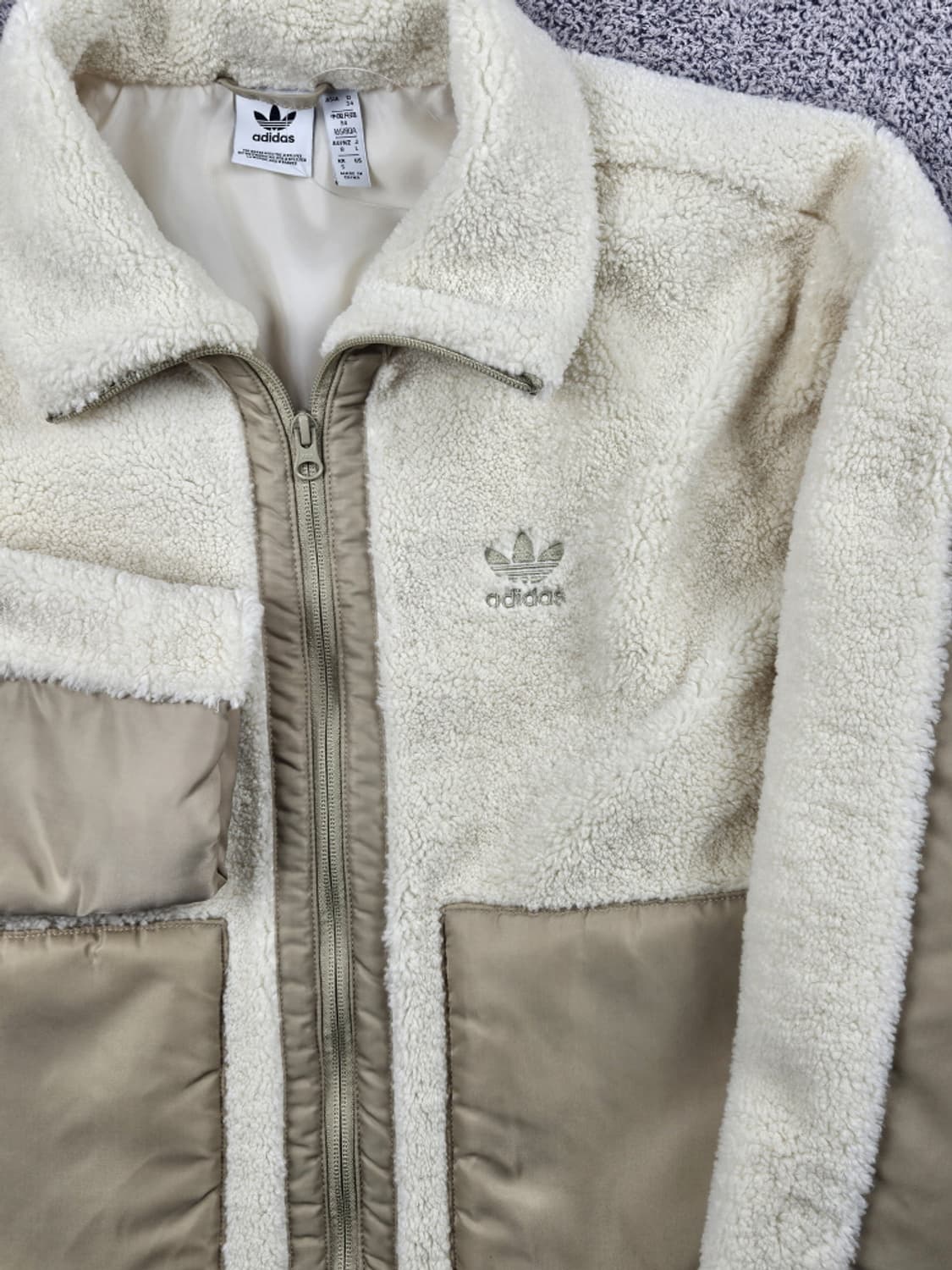 아디다스 파이어버드 배색 플리스 집업 자켓 ( S ) / 10206  상품이미지6