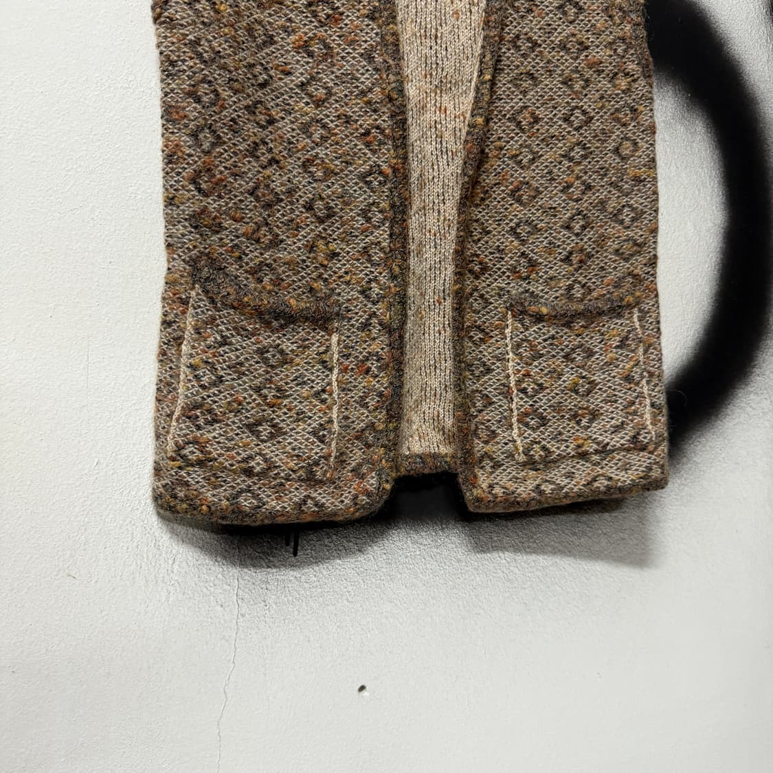 VTG 빈티지 재패니즈 모리 스타일 브라운 니트 베스트 상품이미지4