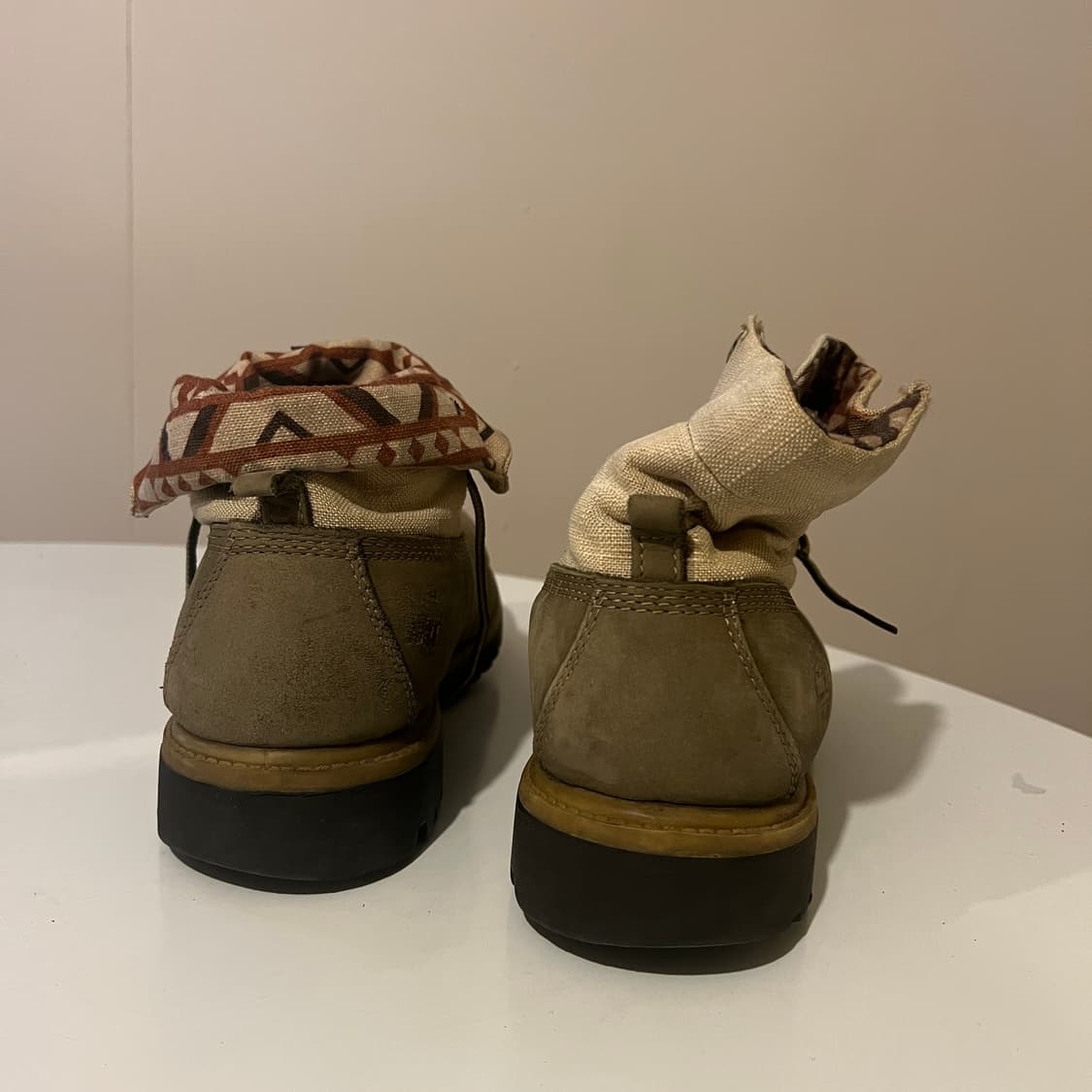 팀버랜드 롤탑 부츠 카키 베이지 상품이미지3