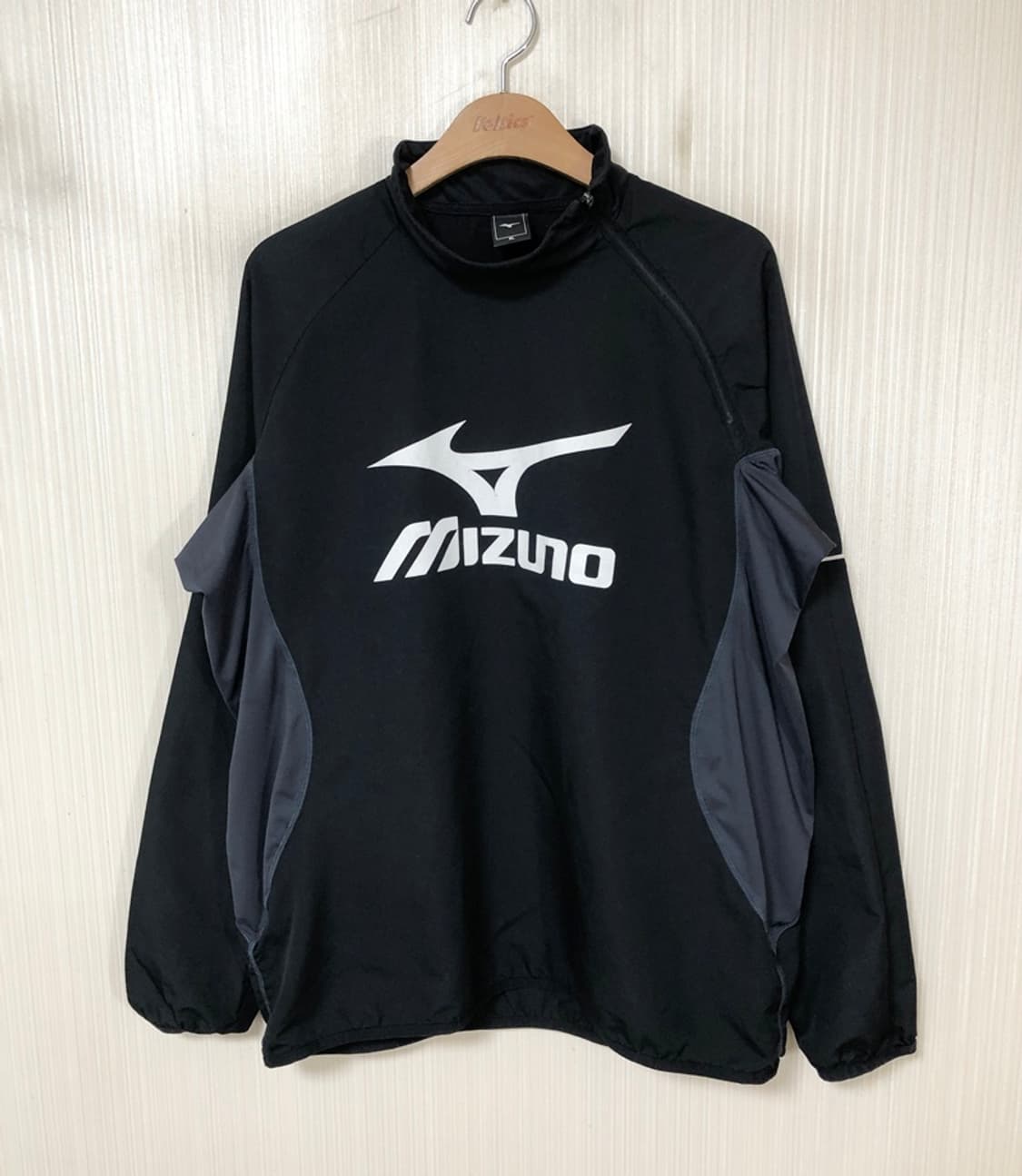 미즈노(MIZUNO) 빅로고 경량 하이넥피스테/웜업바막 XL 상품이미지1