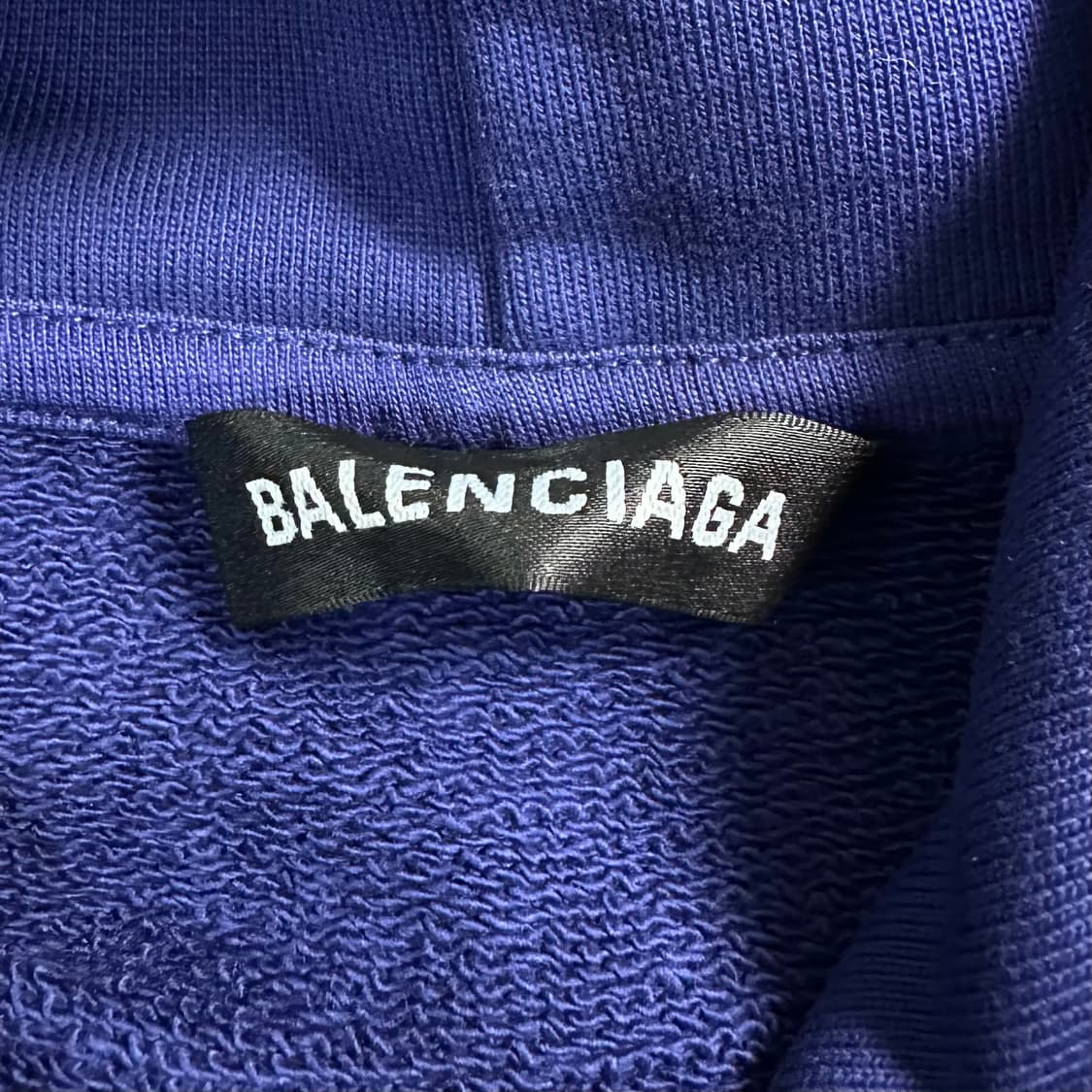 발렌시아가 웨이브 로고 후드티 상품이미지7