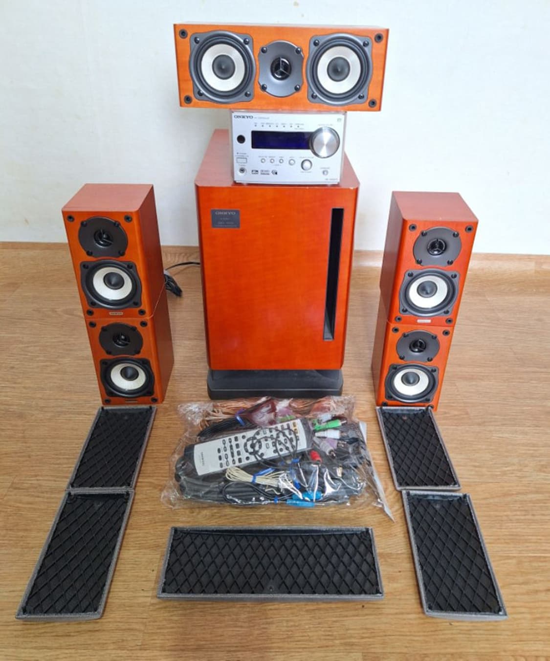 온쿄 5.1 빈티지 홈시어터 스피커 세트 레트로 매장 카페 가게 인테리어 상품이미지1