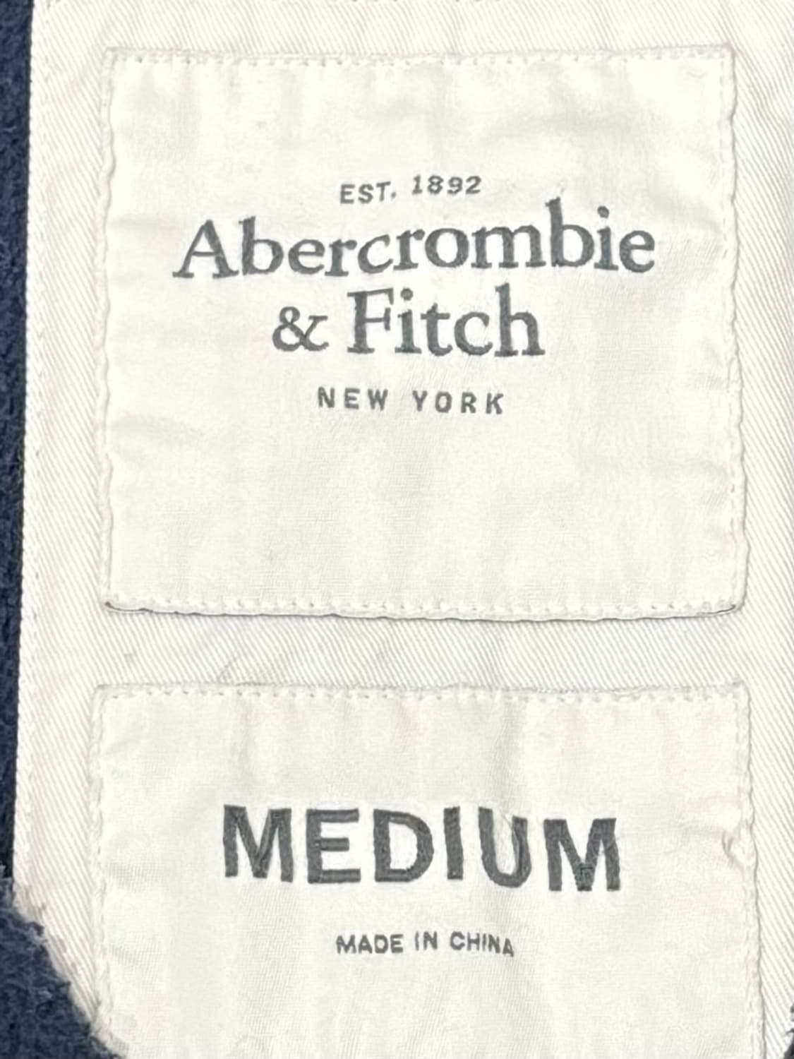 아베크롬비 빅로고 헤비스웻 후드집업 상품이미지6