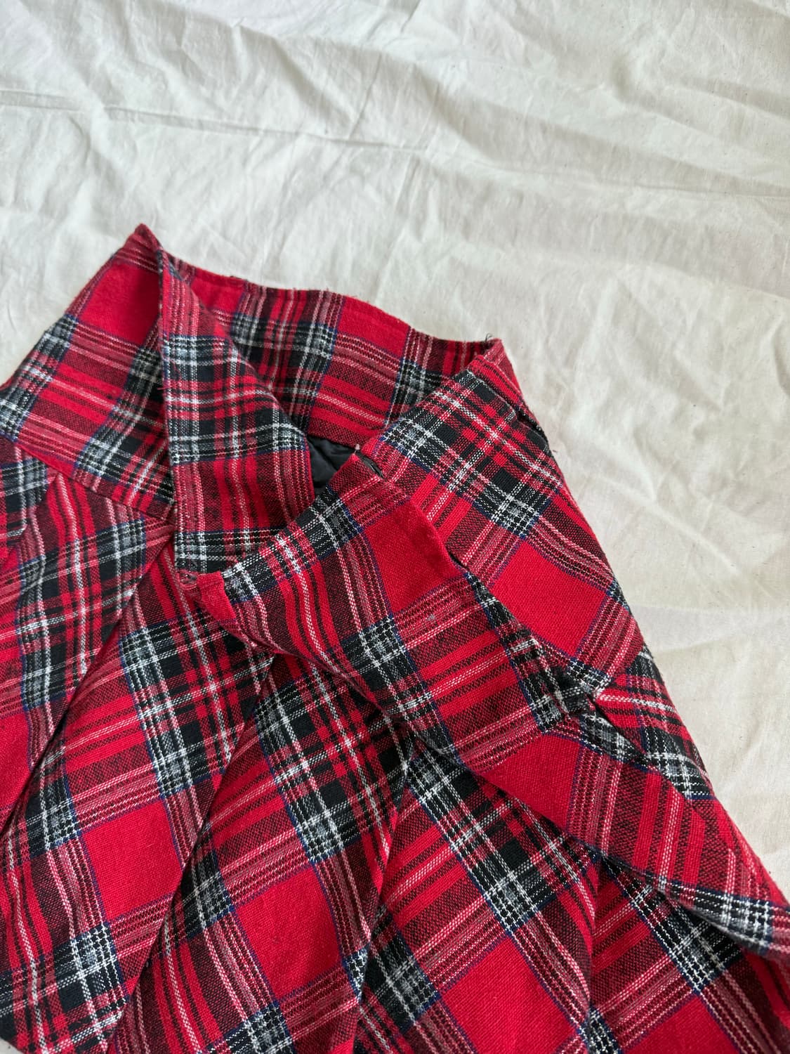 나나펑크 캐캐체 체크 미니플리츠 미니 스커트 상품이미지6