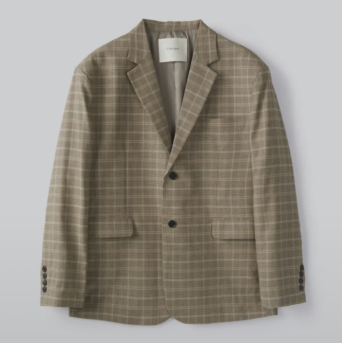 겐트 체크 블레이저 자켓 (클래식 베이지) 상품이미지1