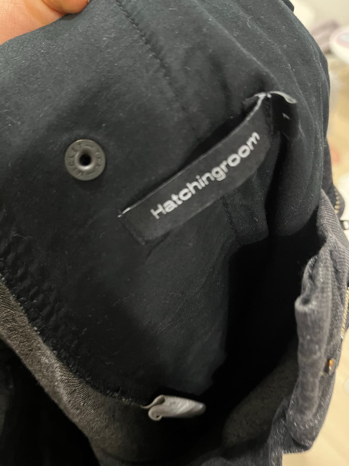 해칭룸 스노우진 블랙 워시드블랙 상품이미지3