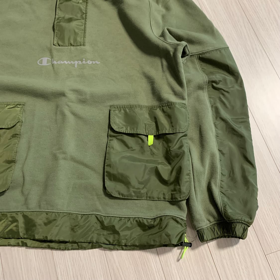 챔피온 나일론배색 후드티 XL 상품이미지4