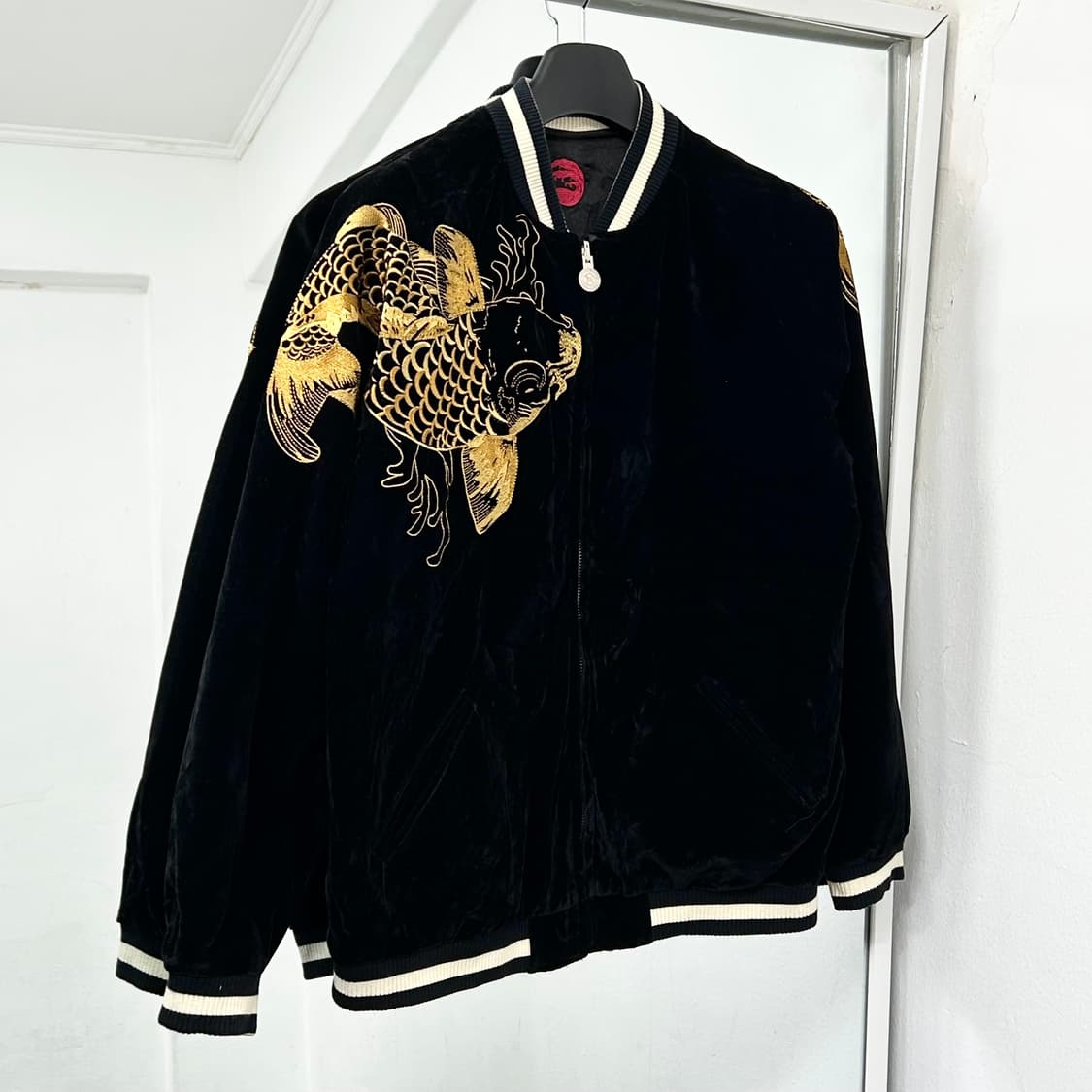 리버시블 자수 벨벳 스카쟌 자켓 상품이미지9