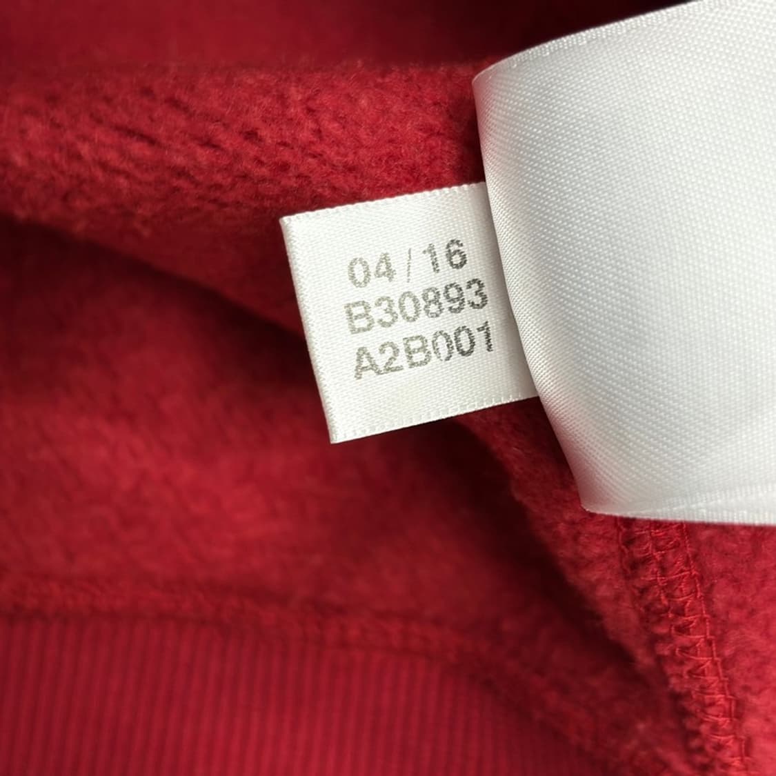 ADIDAS 15-16 맨유 3S 후드집업 XL 상품이미지6