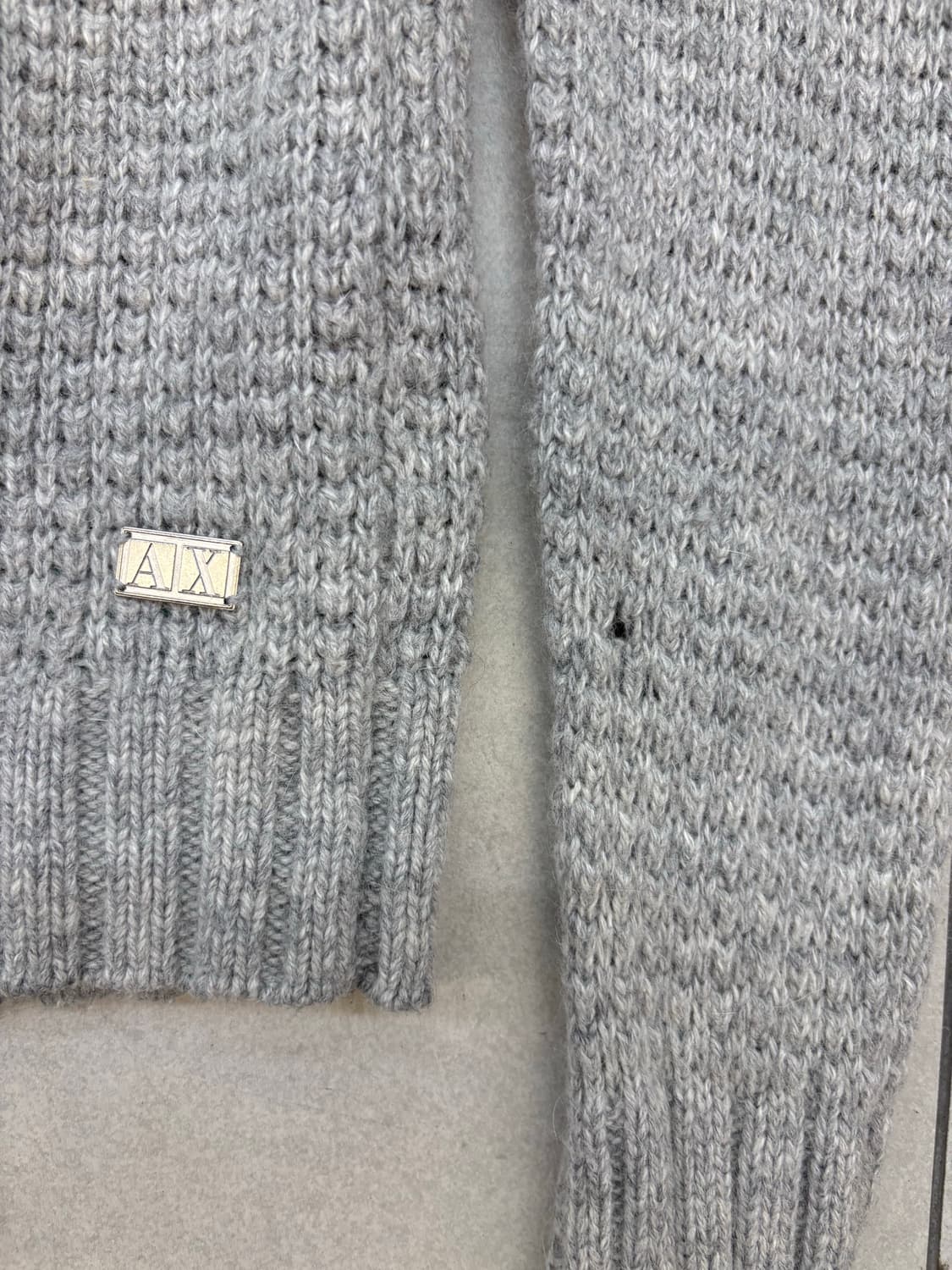 아르마니 익스체인지 하이넥 니트 롱슬리브 상품이미지8