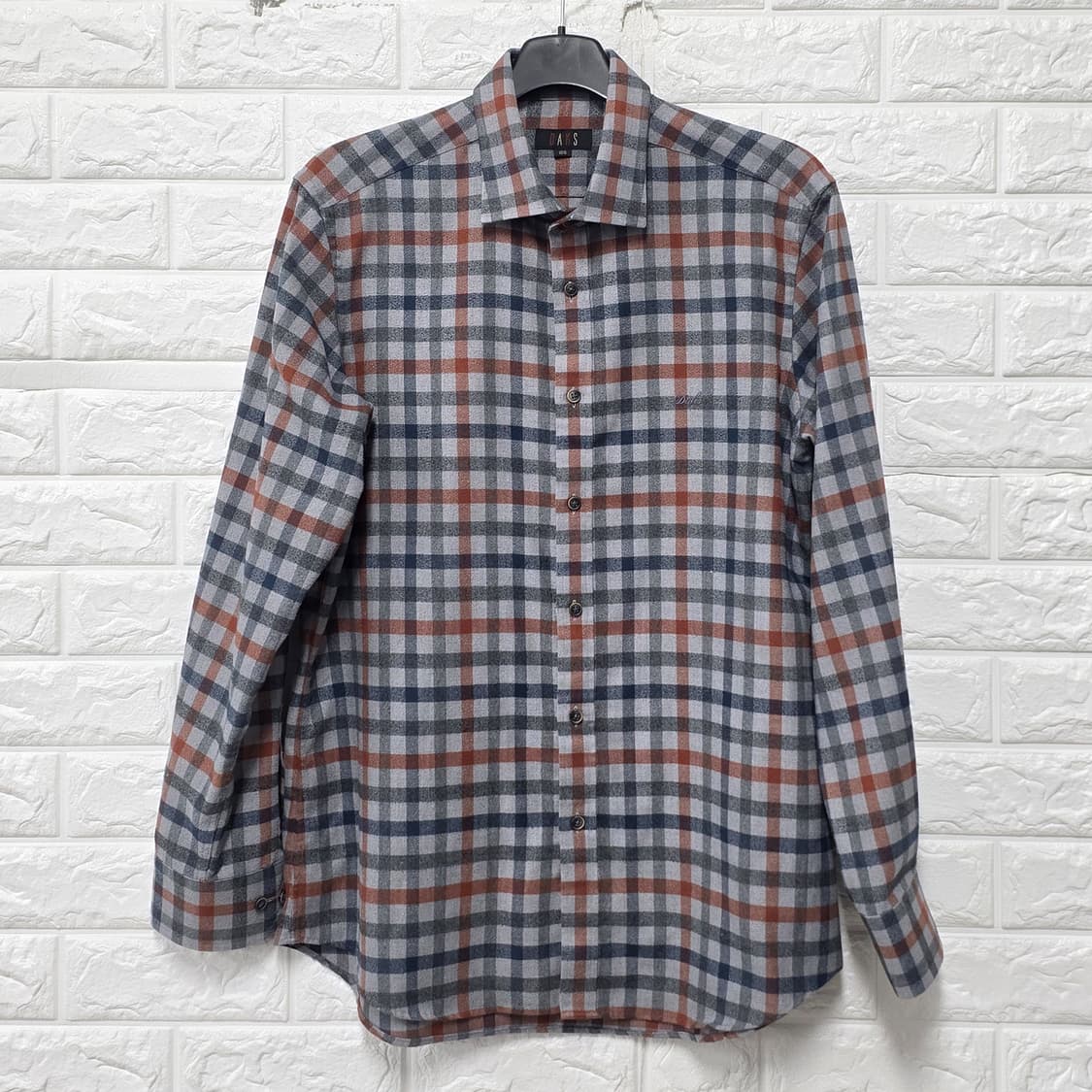 택포_ 닥스 체크 남방 105 상품이미지1