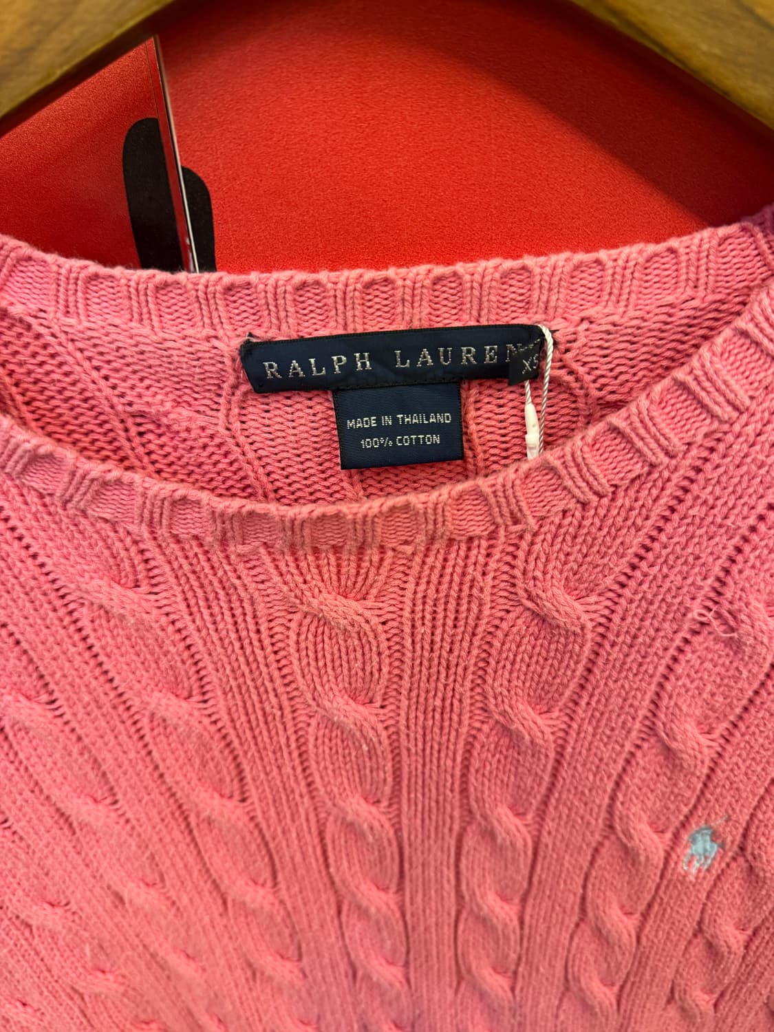 폴로랄프로렌 핑크 니트 상품이미지5