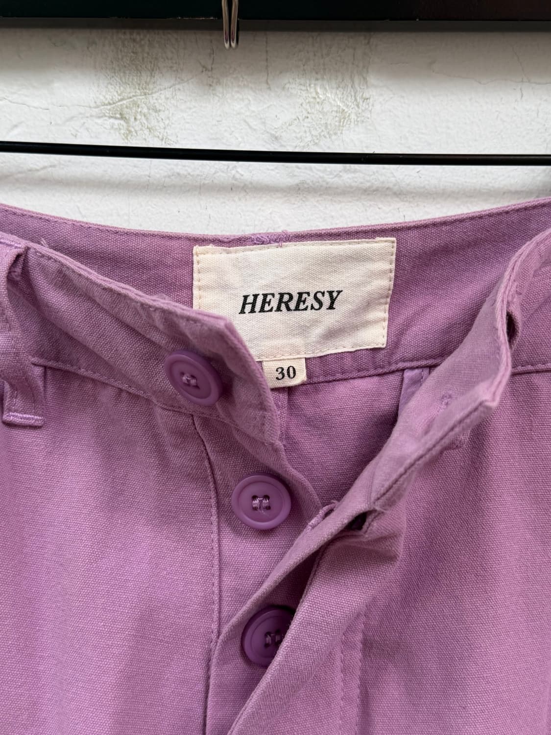 Heresy 헤레시 라벤더 플랩 카고 하프 팬츠 30 상품이미지3