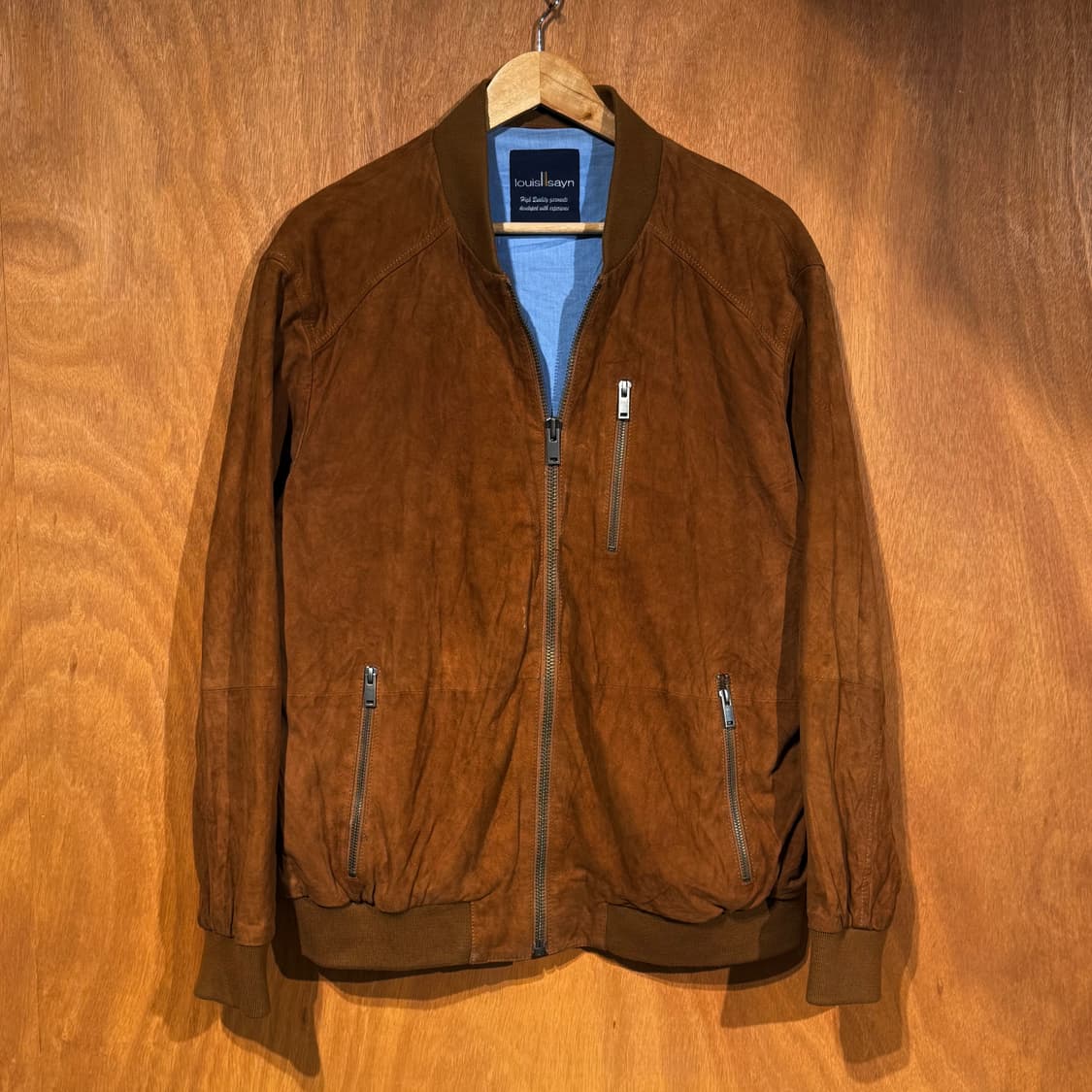 독일 피터 한 고트레더 스웨이드 봄버 자켓 XL 상품이미지8