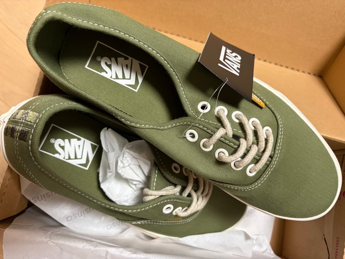 [275] 25fw 반스 어센틱 올리브 그린 새상품 급처해용💙 상품이미지2