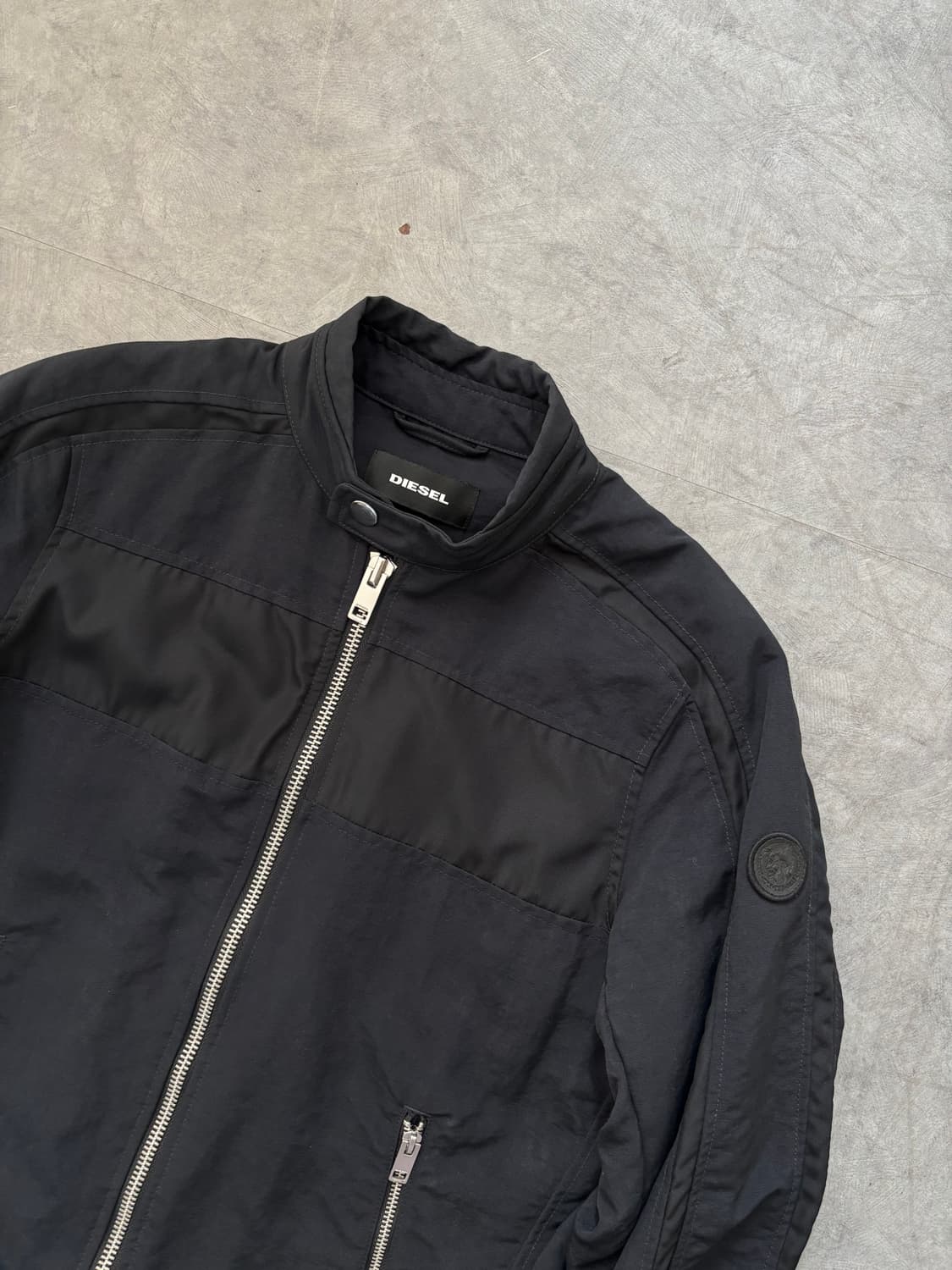 Diesel 디젤 블랙 메탈 슬레이어 바이커 자켓  상품이미지4