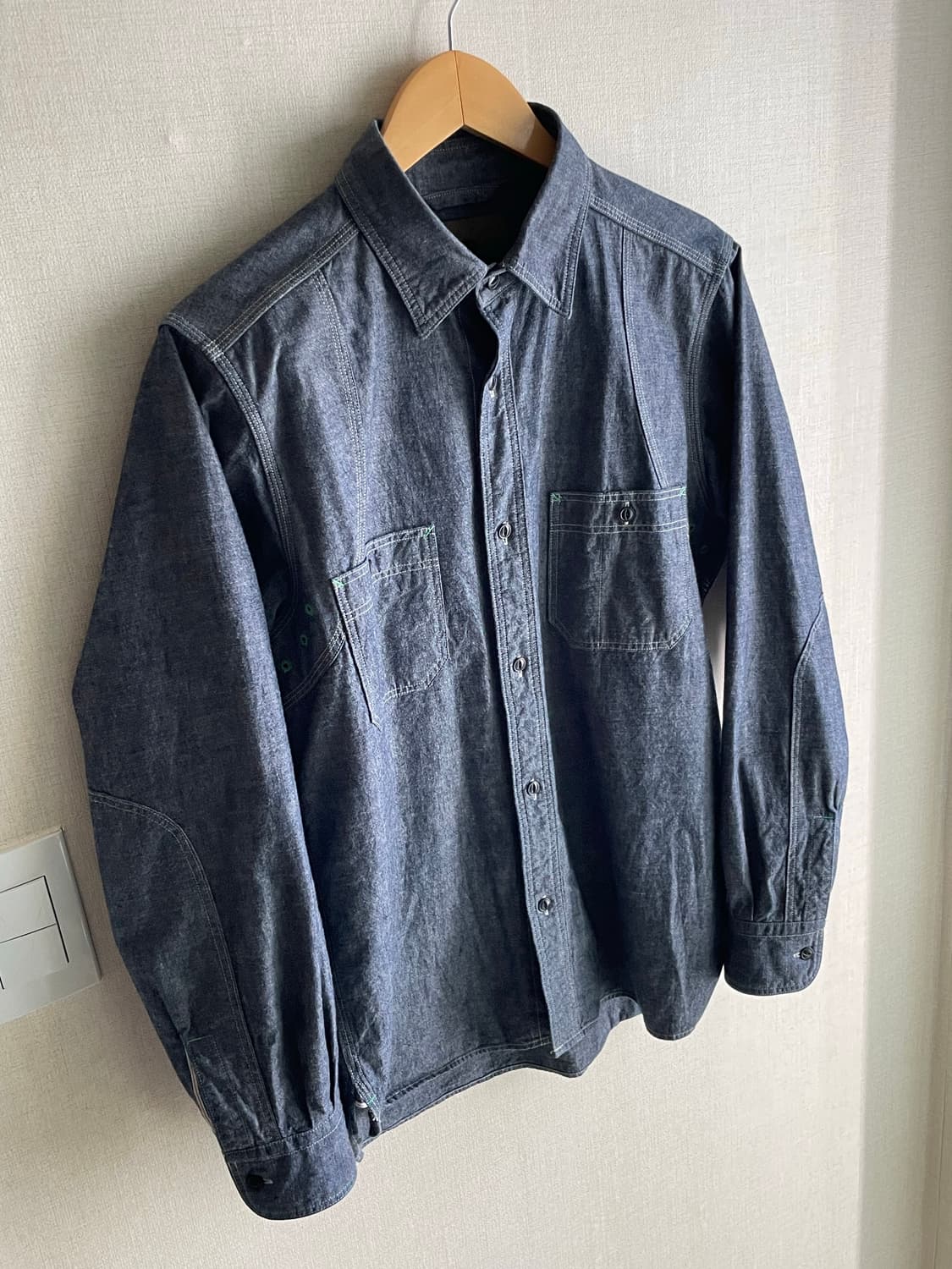 나이젤카본 뉴메디컬 샴브레이 셔츠 46 상품이미지1