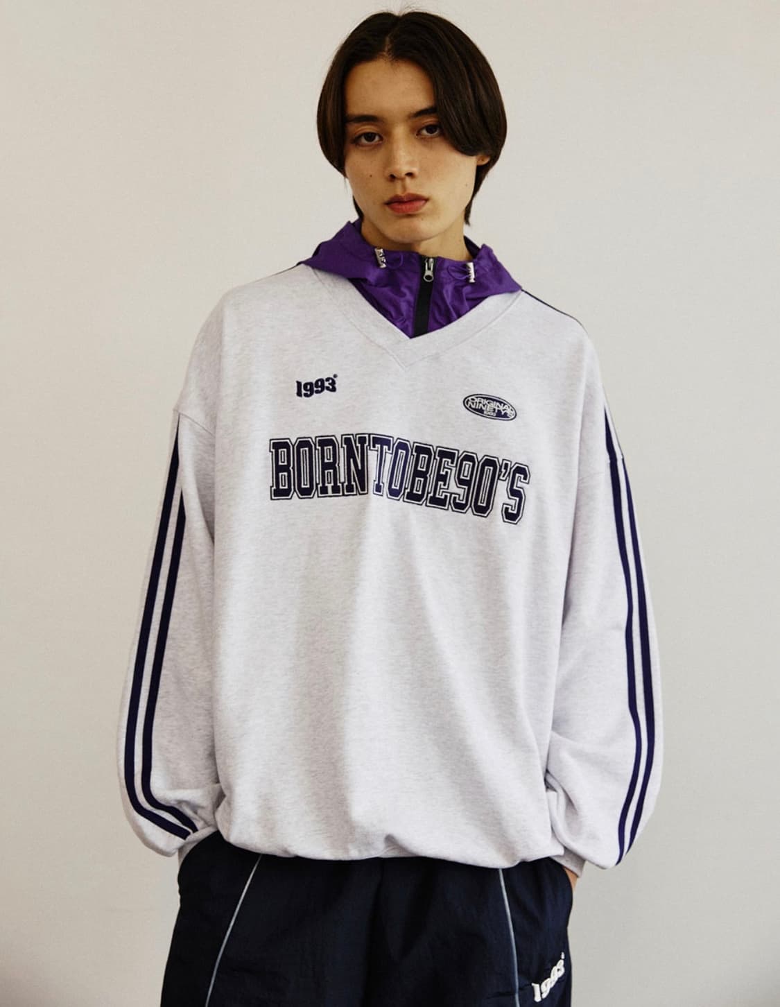 1993스튜디오 90S 트랙 맨투맨 상품이미지1