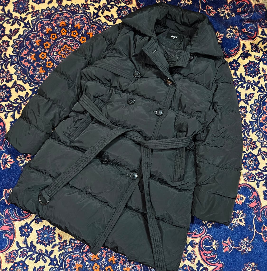 제이디엑스(JDX) 21FW 벨티드 오리털 트랜치 패딩 코트 상품이미지1