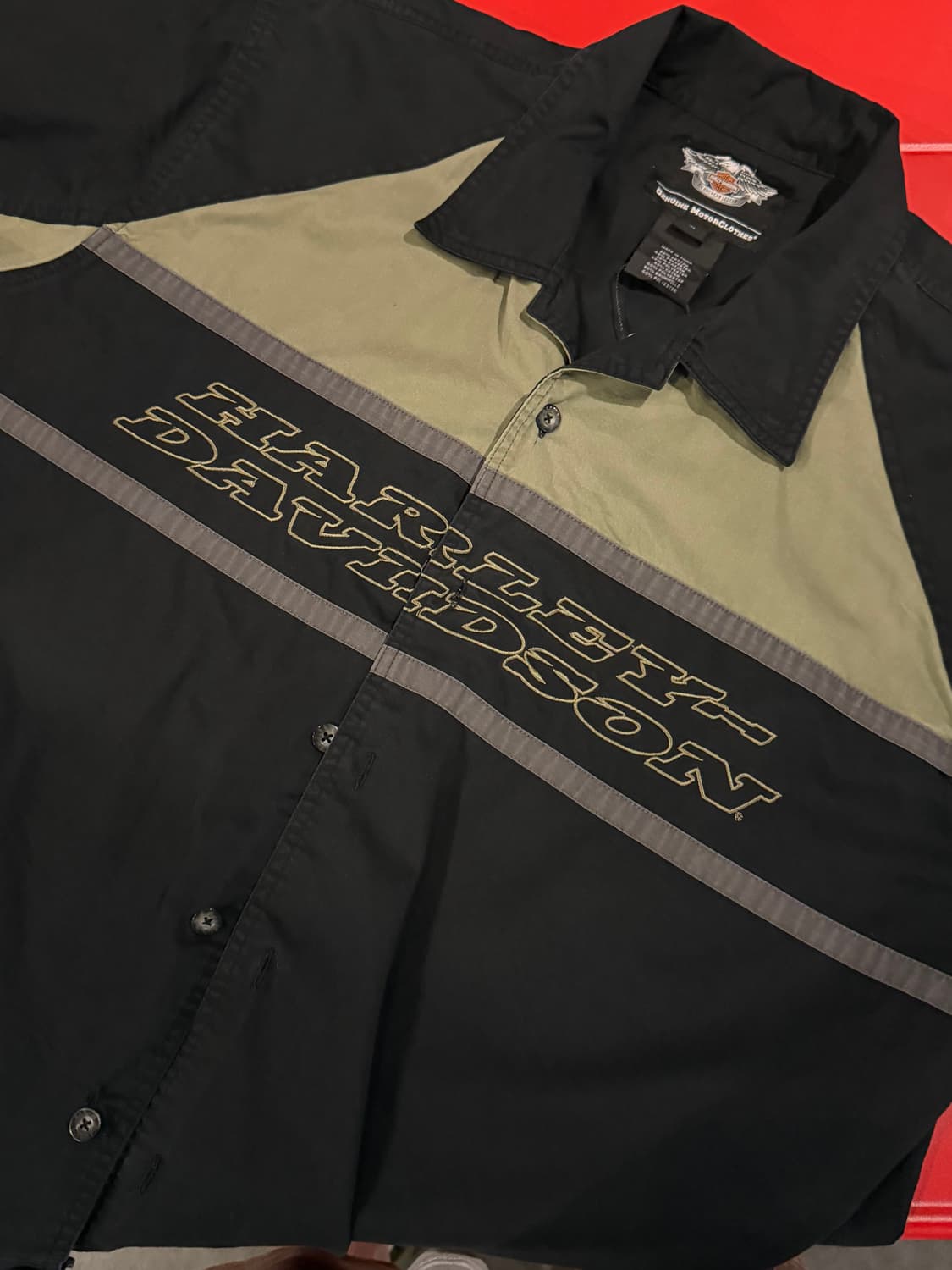 HARLEY DAVIDSON 할리데이비슨 레이싱 라이더 반팔셔츠 상품이미지3