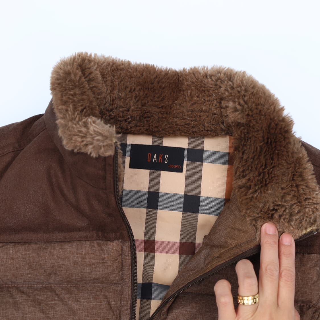 130 닥스 키즈 덕 무스탕 자켓 0316H1 상품이미지3