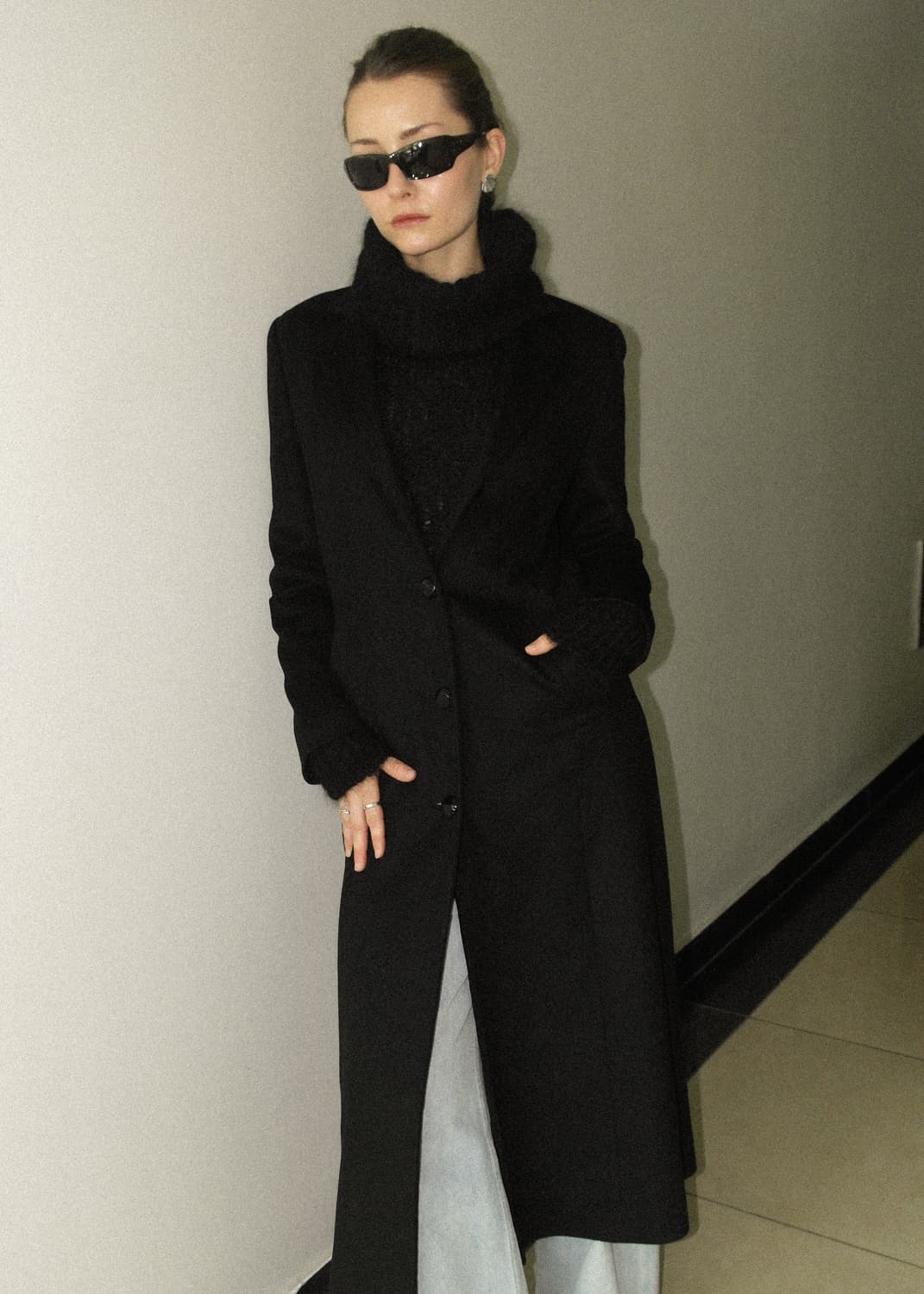 롱 캐시미어 울 코트 상품이미지4