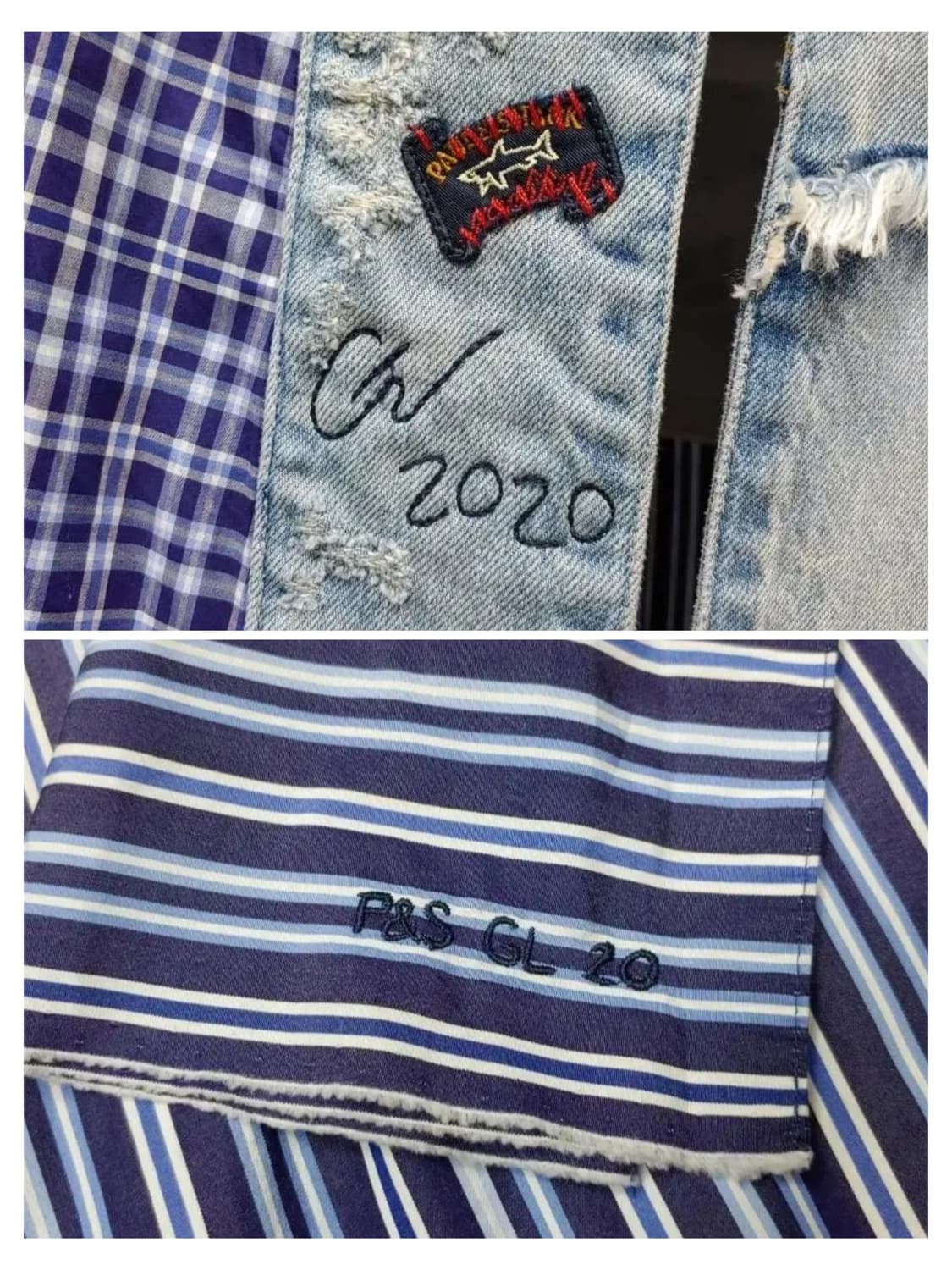 Greg Lauren 패치워크 리워크 데님 코트 
(10 꼬르소꼬모) 상품이미지9