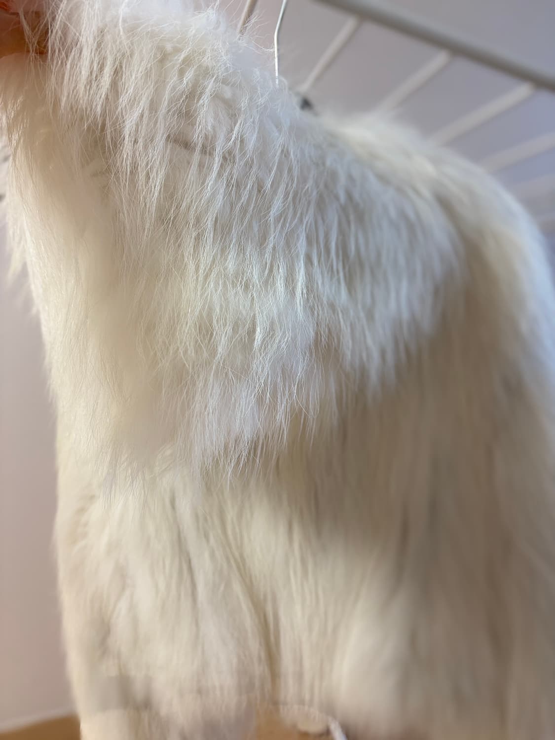 화이트폭스퍼 자켓 새상품 상품이미지6