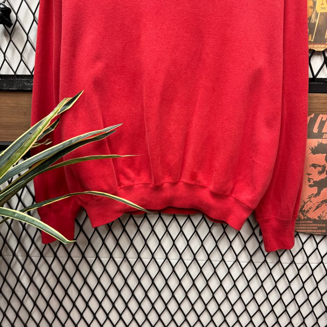 폴로 랄프로렌 니트 스웻셔츠 레드 블랙 포니 로고 포인트 레드 상품이미지4