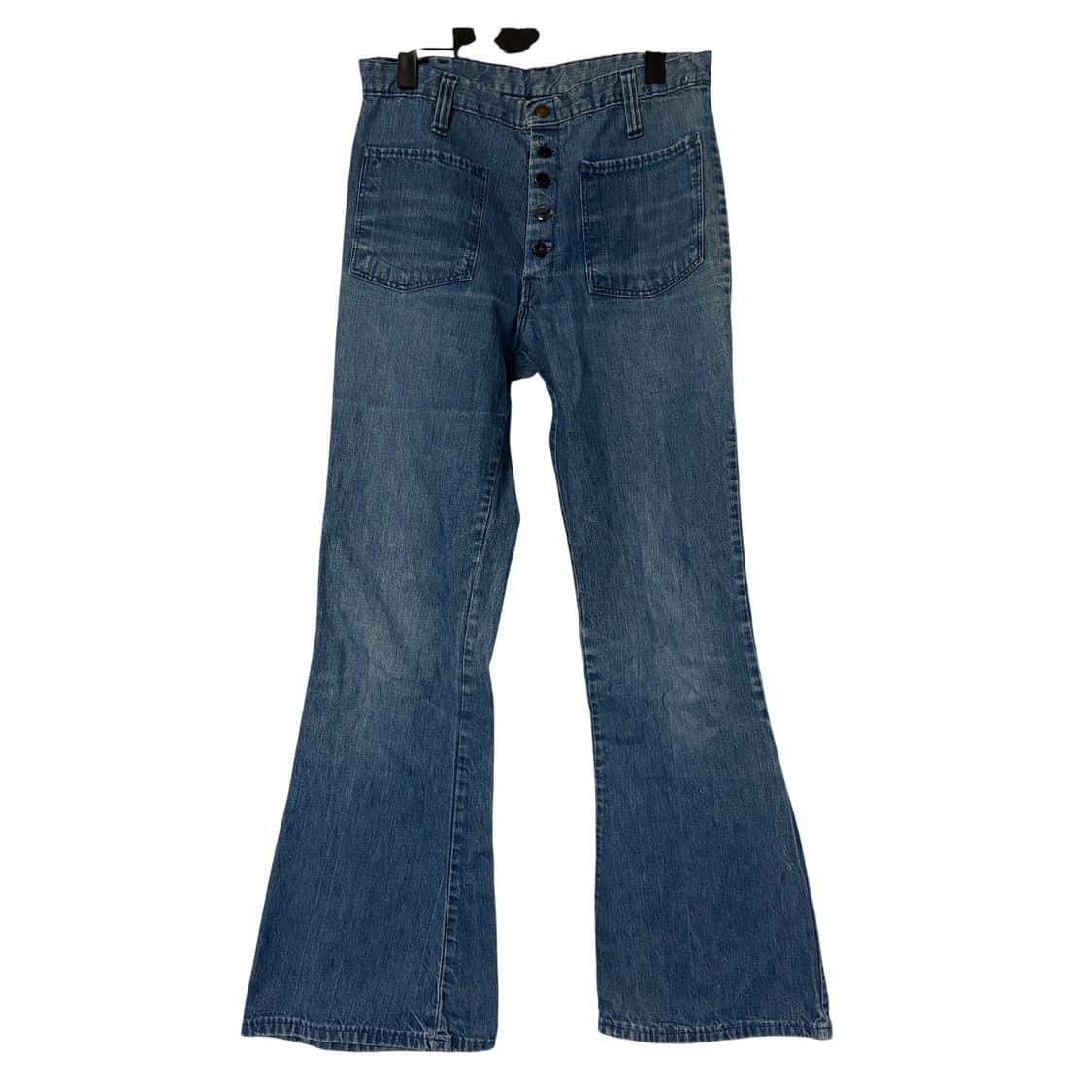 빈티지 해군 벨바텀 부츠컷 플레어 데님팬츠 30-31 상품이미지1